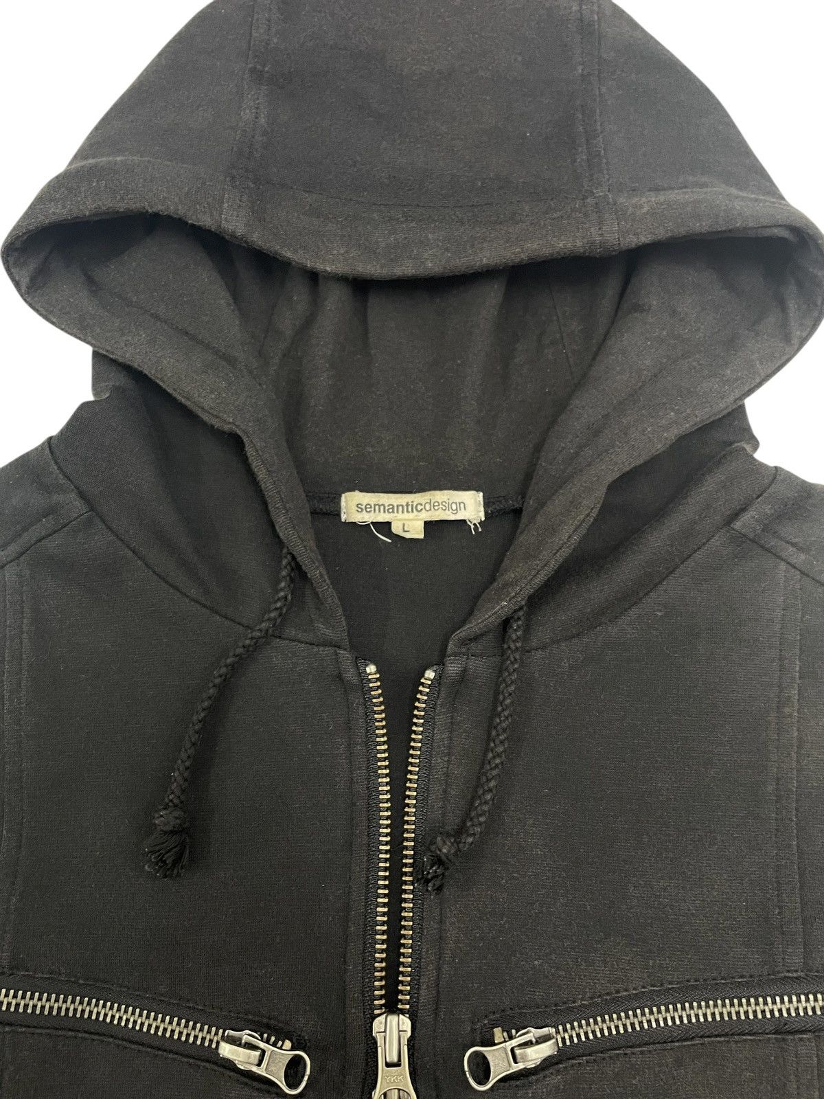 If Six Was Nine × Japanese Brand × PPFM Semantic Design Japan Distressed Hoodie Size US XS / EU 42 / 0 - 4 Thumbnail