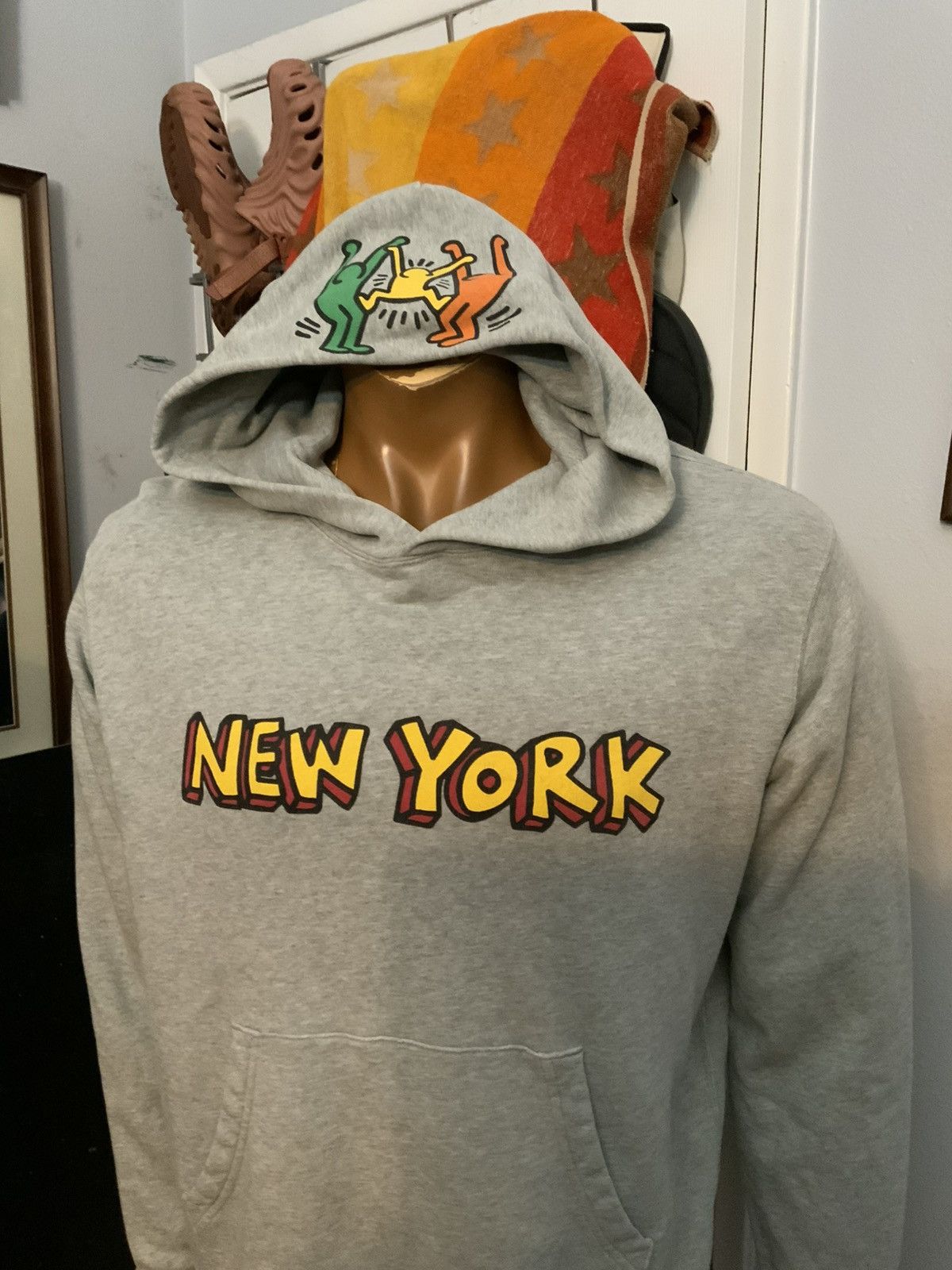Keith Haring × Uniqlo Sprz NY X Keith Haring New York Pop Art Best Buddies Hoodie Size US M / EU 48-50 / 2 - 8 Thumbnail
