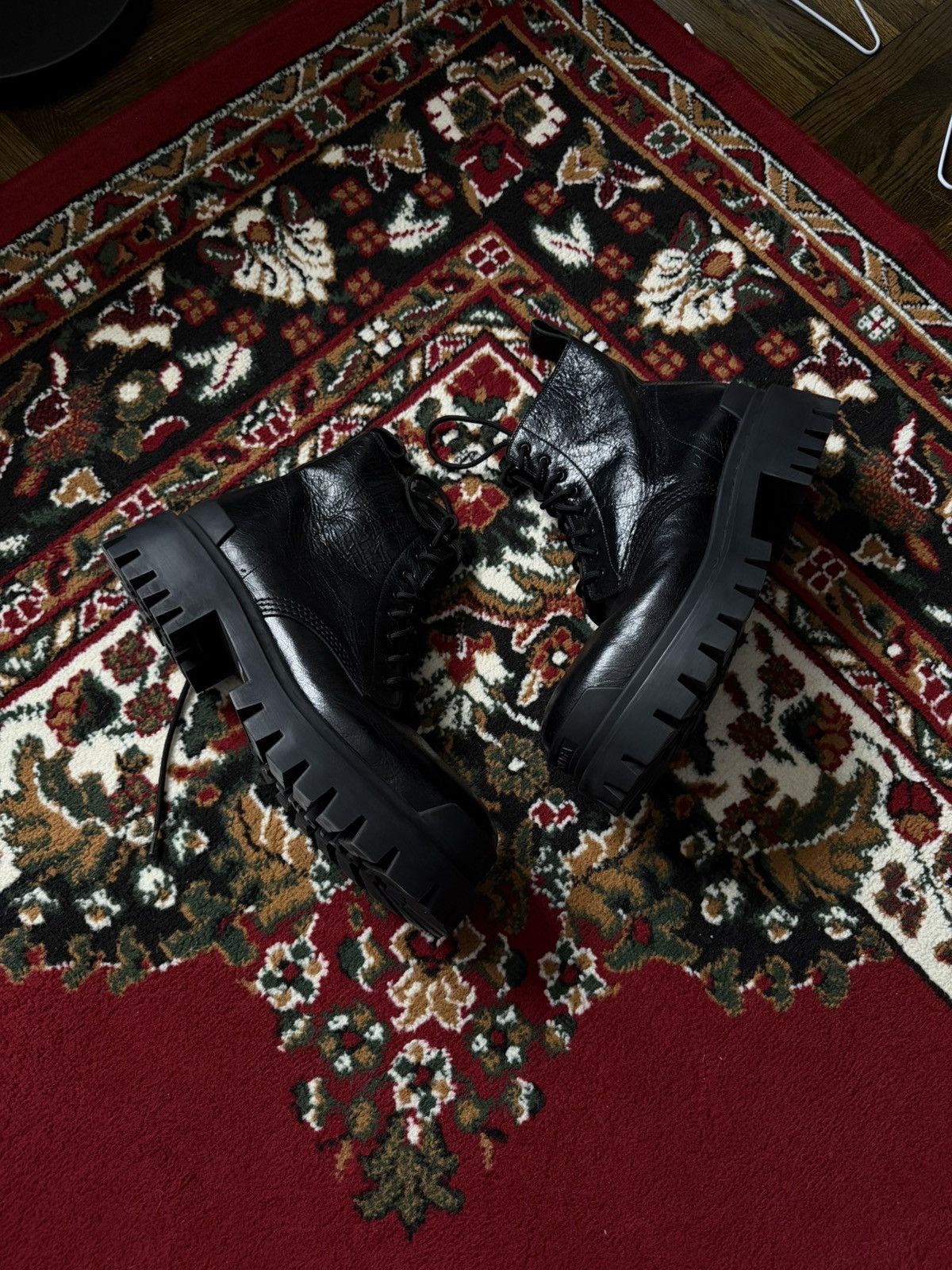 Balenciaga Balenciaga Strike Boots Leather Black Size 43 Size US 9.5 / EU 42-43 - 2 Thumbnail