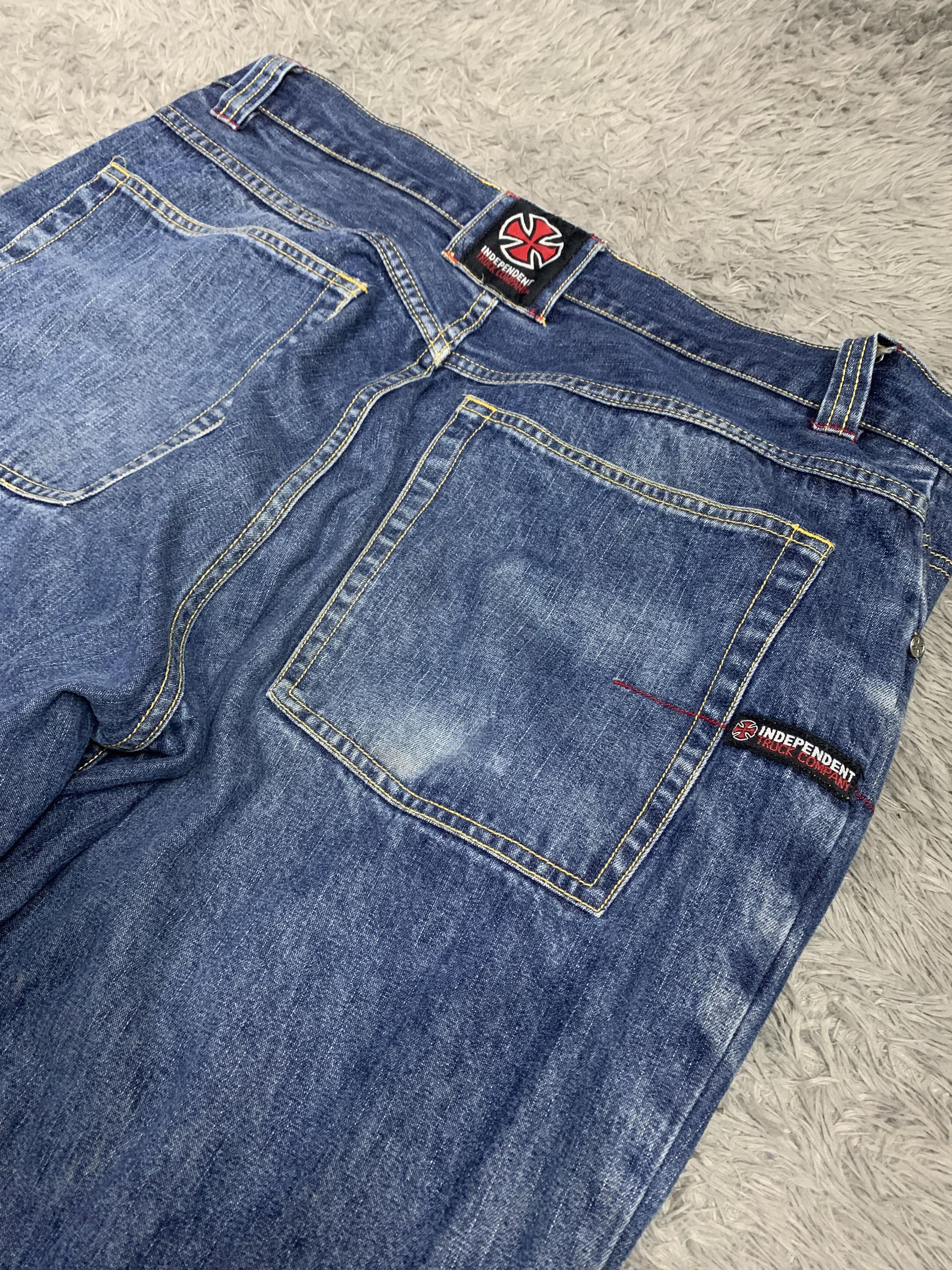 Independent Truck Co. Vintage Y2K Baggy Independent Truck Co Skateboard Jeans Size US 36 / EU 52 - 4 Thumbnail