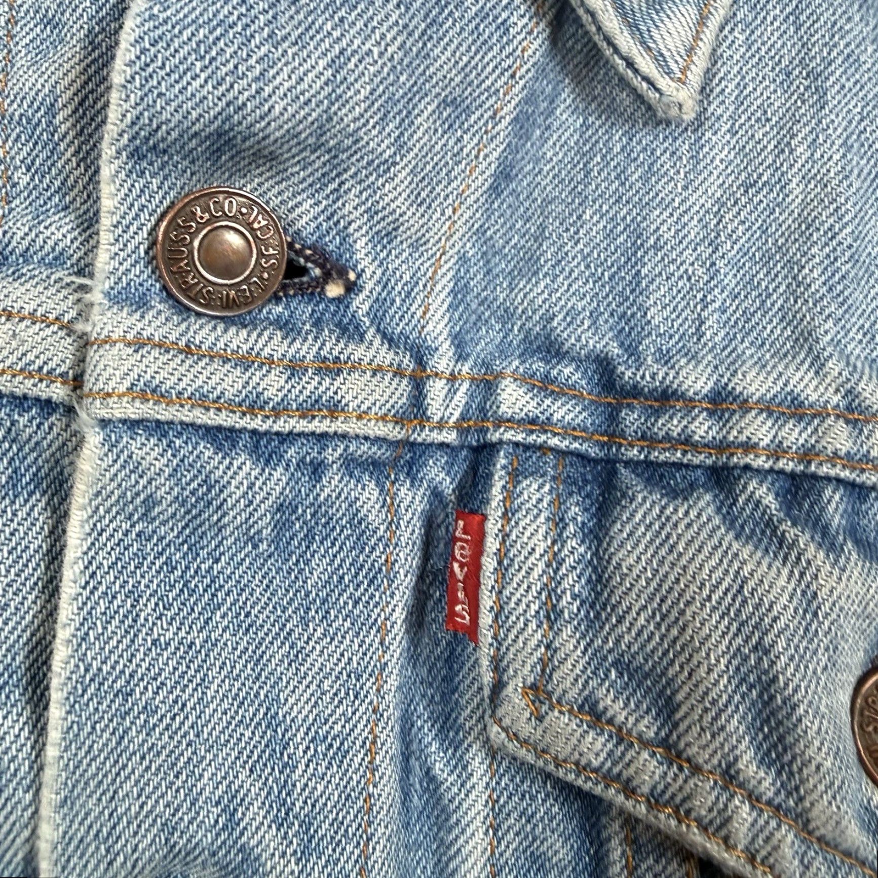 Levi's VTG Levi's Denim Cutoff Vest Mens M Biker Light Wash 75505 Blue Cotton Denim Vest Men Size US M / EU 48-50 / 2 - 5 Thumbnail