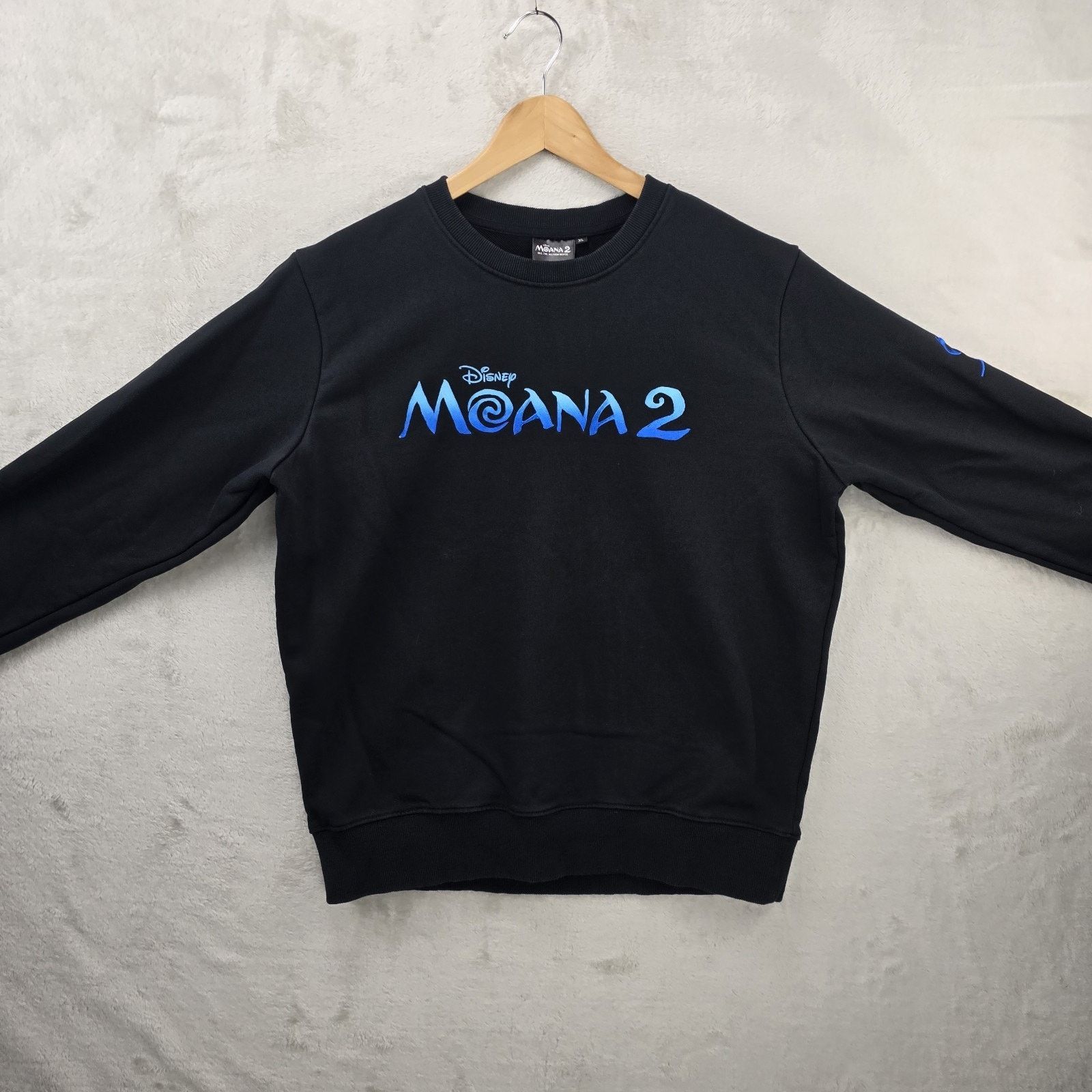 Disney Disney Moana 2 Sweatshirt Unisex XL Black Blue Movie Promo Size US XL / EU 56 / 4 - 2 Thumbnail