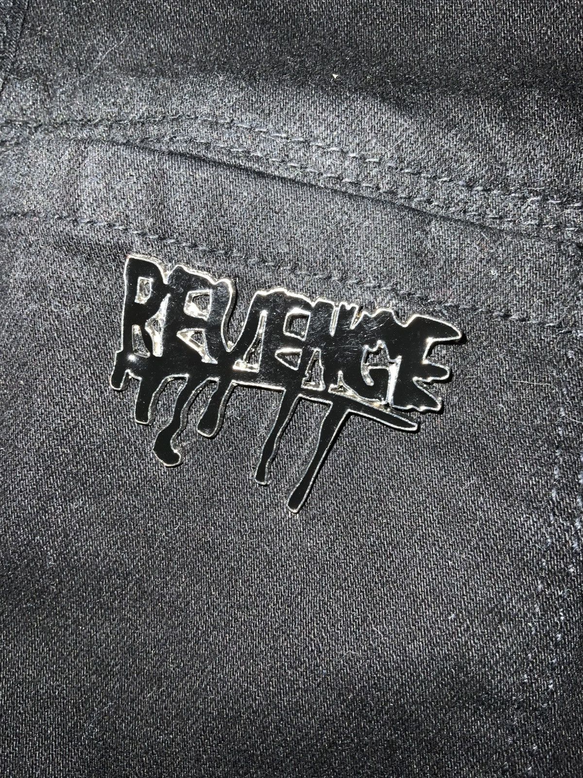 Rta RTA Los Angeles Revenge Distress Cross Denim Trucker Jacket Size US XS / EU 42 / 0 - 5 Thumbnail