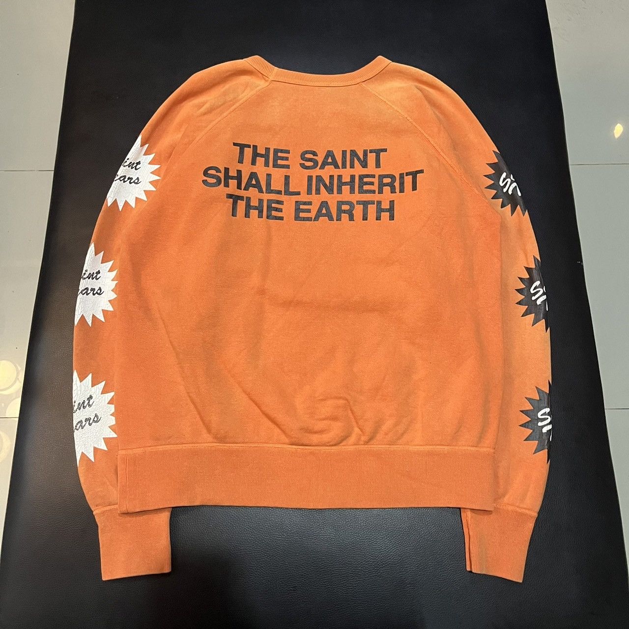 DENIM TEARS × Saint Michael Saint Michael x Denim Tears Milk Pack Sweatshirt - Orange Size US L / EU 52-54 / 3 - 4 Thumbnail
