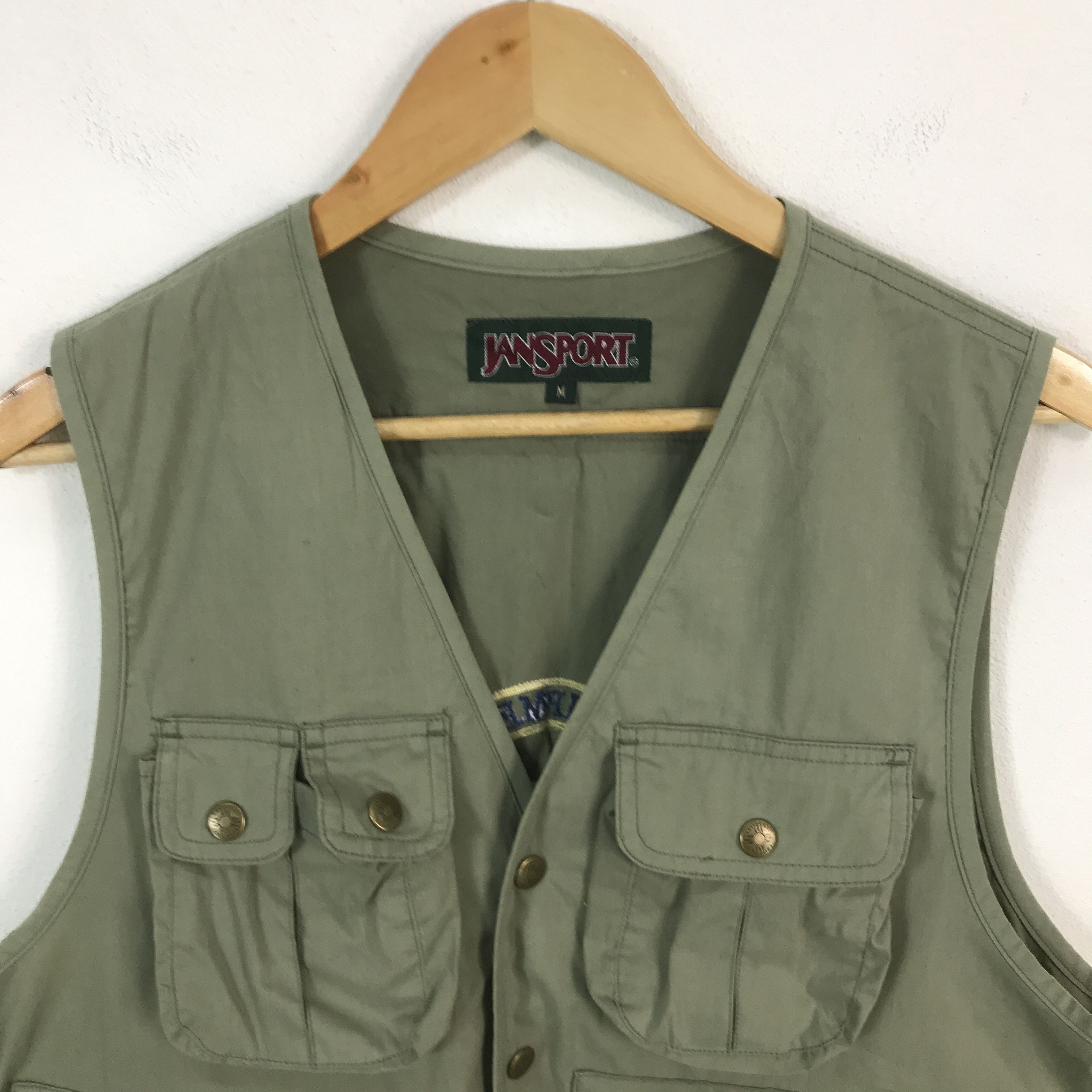 Jansport × Japanese Brand Jansport Tactical Pocket Vest Jacket Size US M / EU 48-50 / 2 - 3 Thumbnail