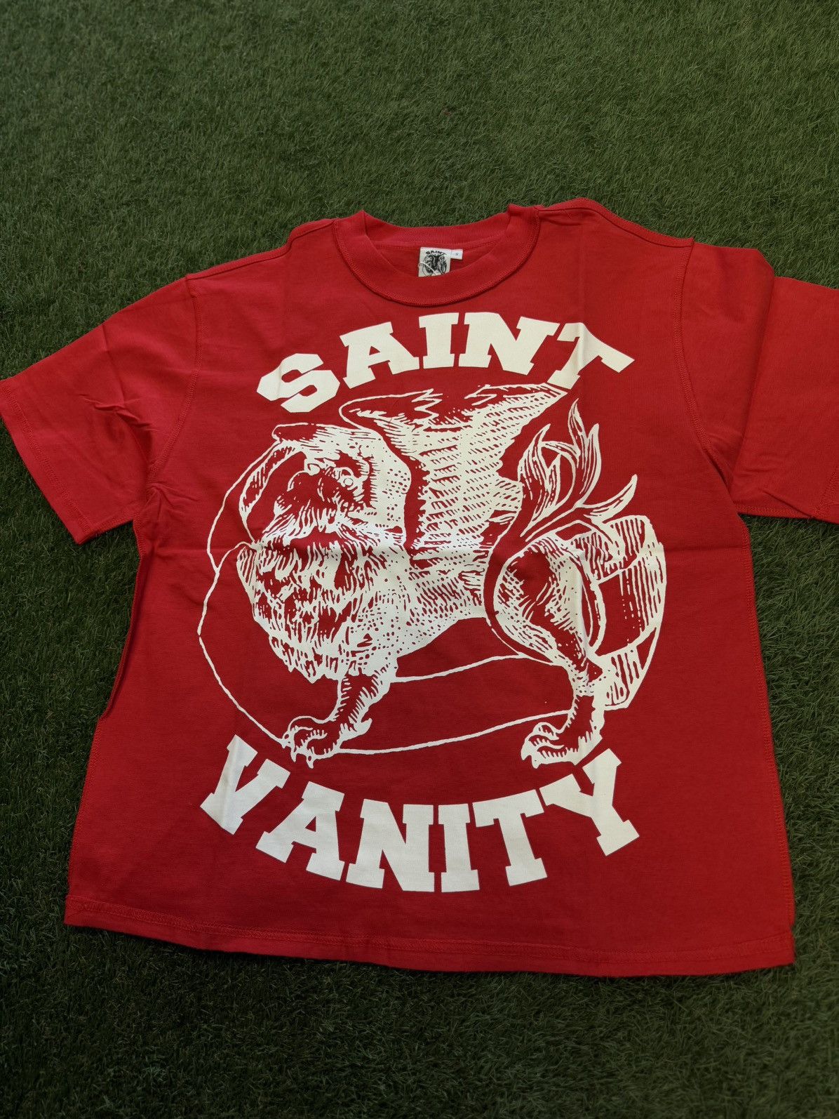 Saint Vanity Saint Vanity Red White Tee Shirt Size Small (NEW) Size US S / EU 44-46 / 1 - 2 Thumbnail