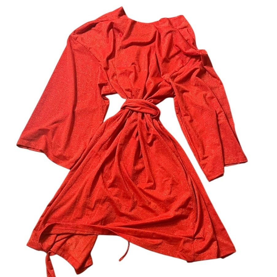Sleeper I.N.C. Women's. Sparkle Robe ONLY Macy's Exclusive Size M Size ONE SIZE - 4 Thumbnail