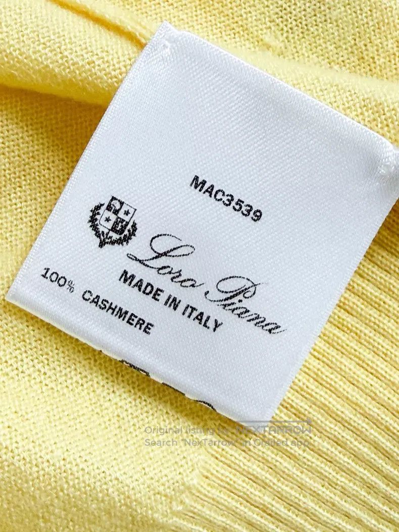 Loro Piana Loro Piana Cashmere Sleeveless Knit Top Yellow Size M / US 6-8 / IT 42-44 - 6 Thumbnail