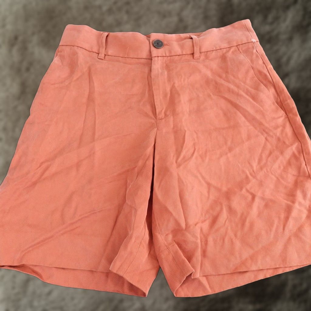 Banana Republic BANANA REPUBLIC CHINO ORANGE SHORTS WOMENS SIZE 4 FLAT FRONT Size 27" / US 4 / IT 40 - 1 Thumbnail