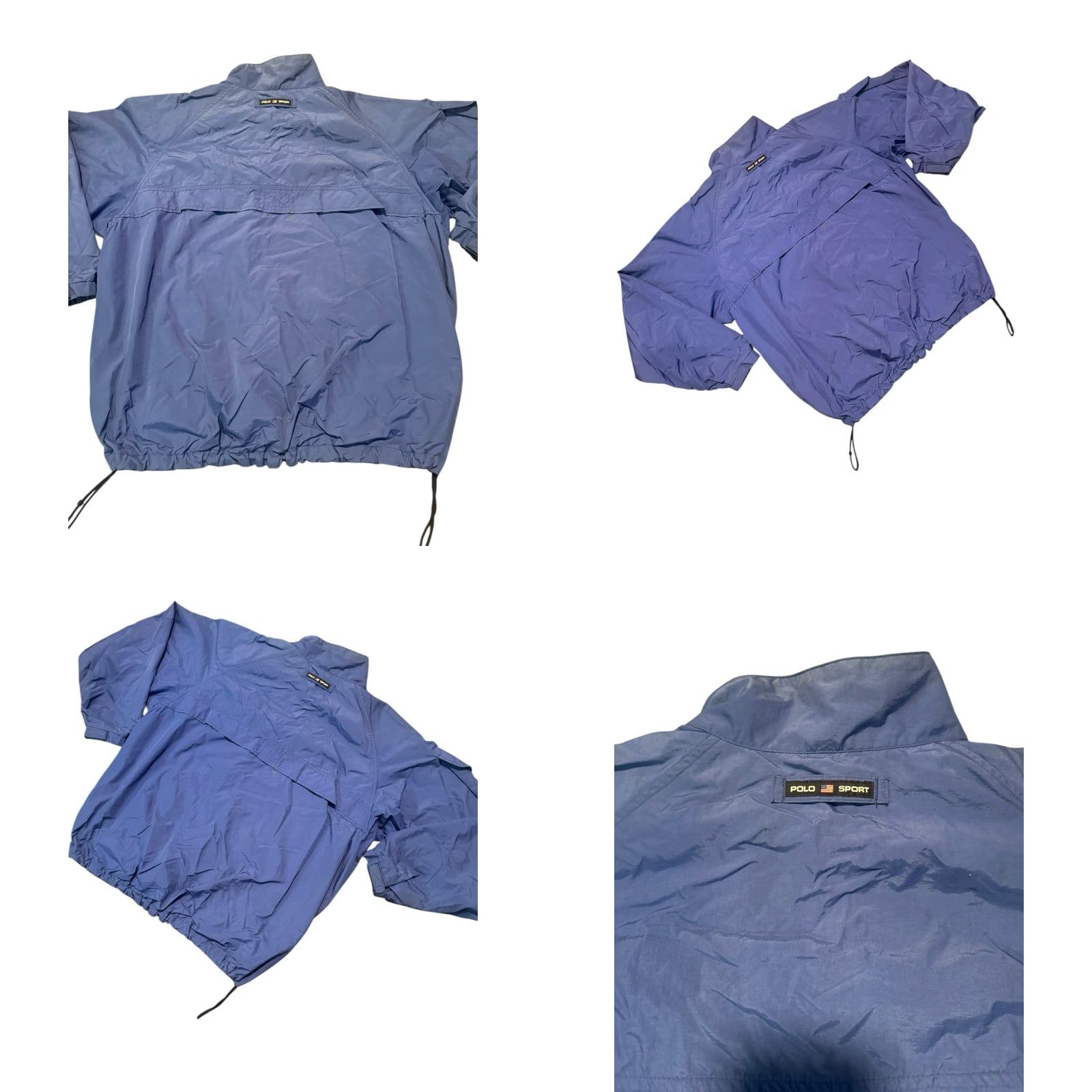 Nike VINTAGE Polo Ralph Lauren Sport Windbreaker Jacket Mens XL Blue Full Zip 90s Size US XL / EU 56 / 4 - 8 Thumbnail