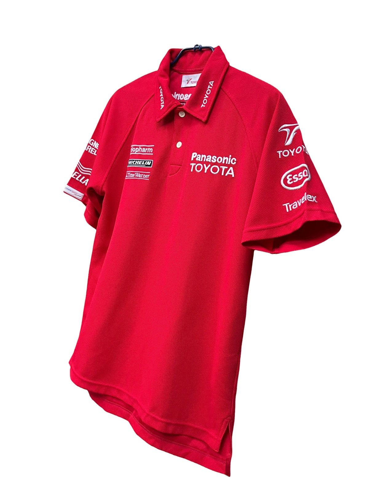 Formula 1 90’s TOYOTA MOTOR CORPORATION JAPAN F1 Sponsor Polo Shirt🏎️ Size US M / EU 48-50 / 2 - 7 Thumbnail