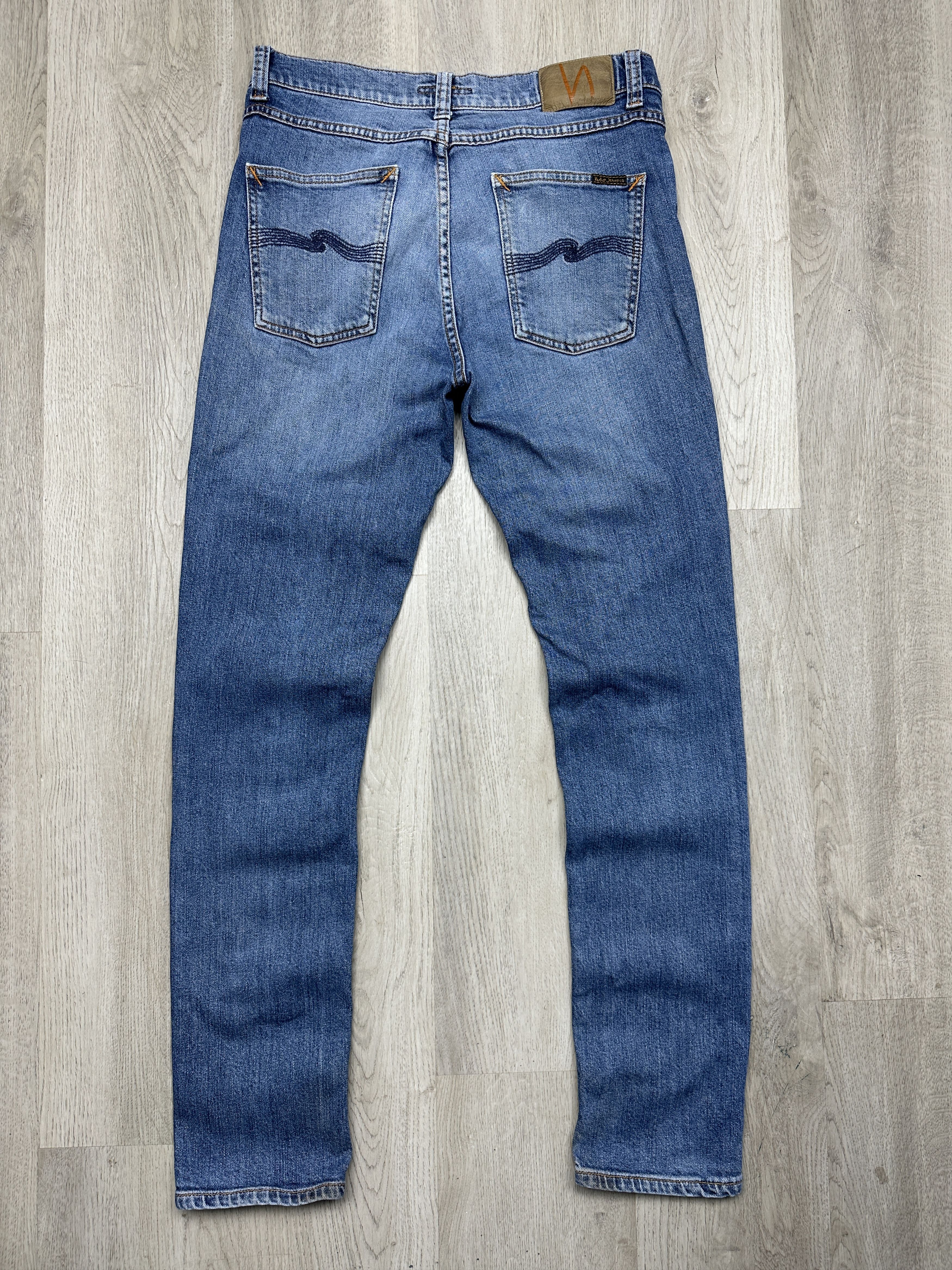 Nudie Jeans Nudie Jeans Lean Dean Vintage Mens Denim Pants Size US 31 - 1 Thumbnail