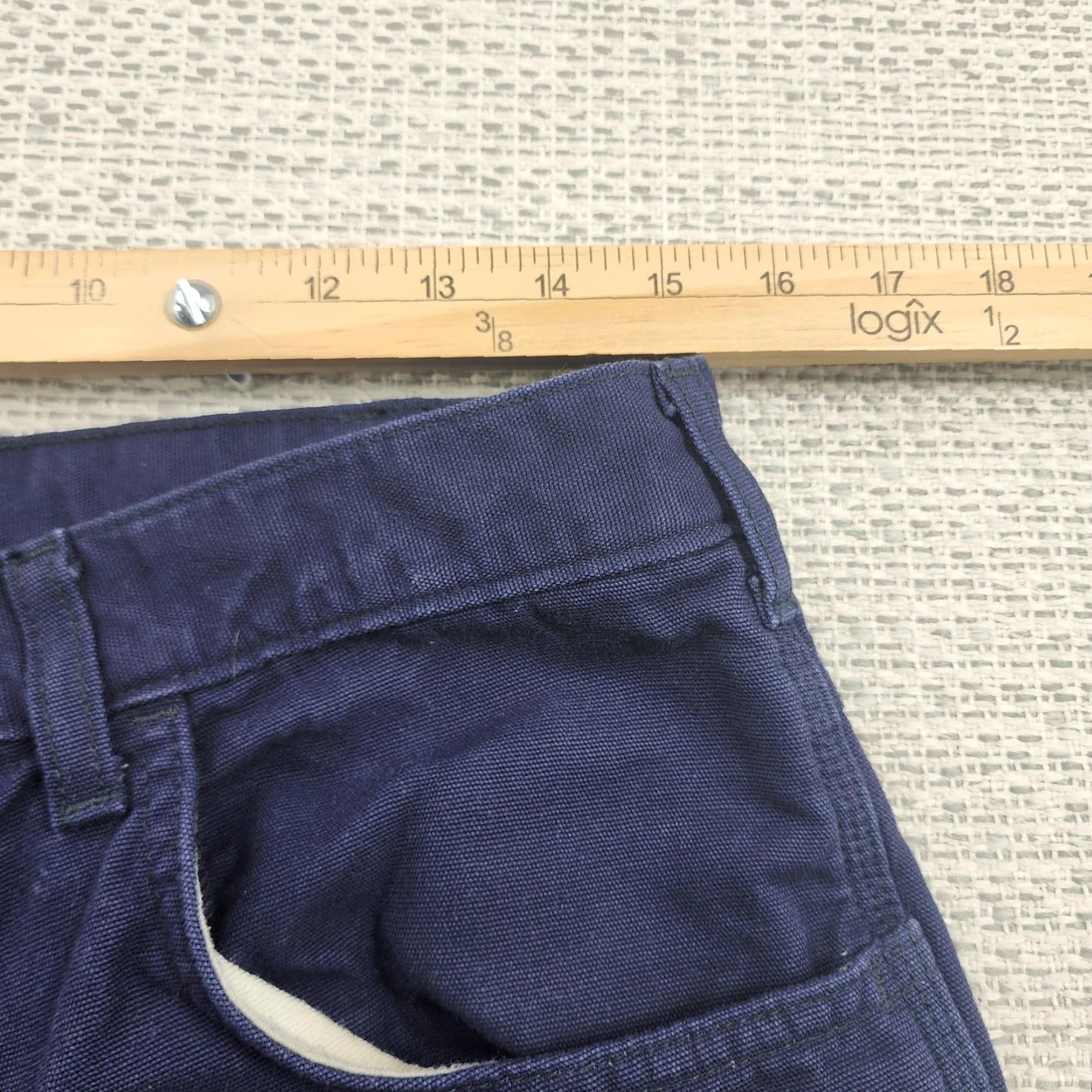 Carhartt Carhartt FR Pants Mens 30x31 Navy Original Fit Flame Resistant Work Size US 33 - 7 Thumbnail
