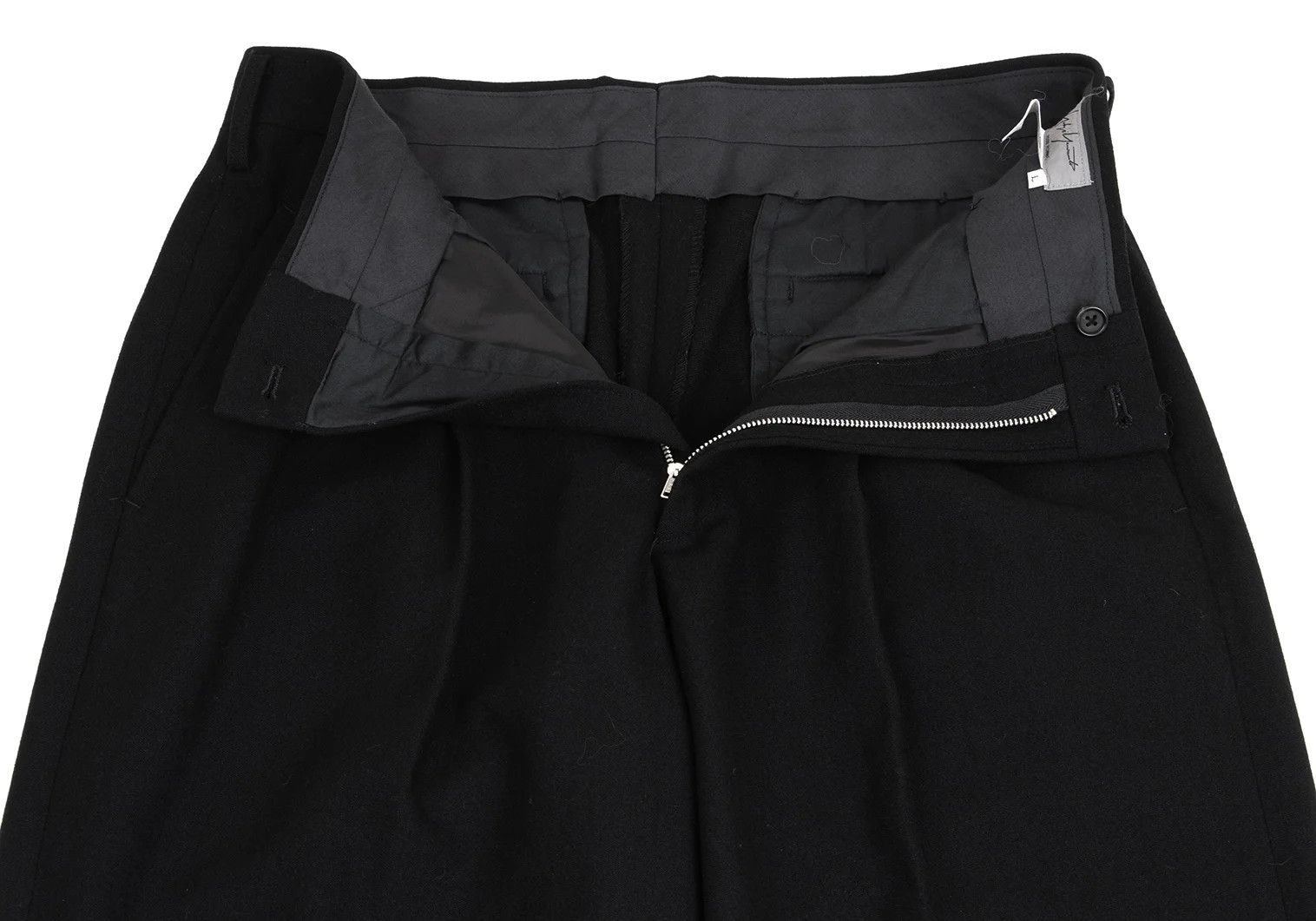 Yohji Yamamoto Yohji Yamamoto Wool Nylon Tapered Pants Black L Size US 38 / EU 54 - 7 Thumbnail