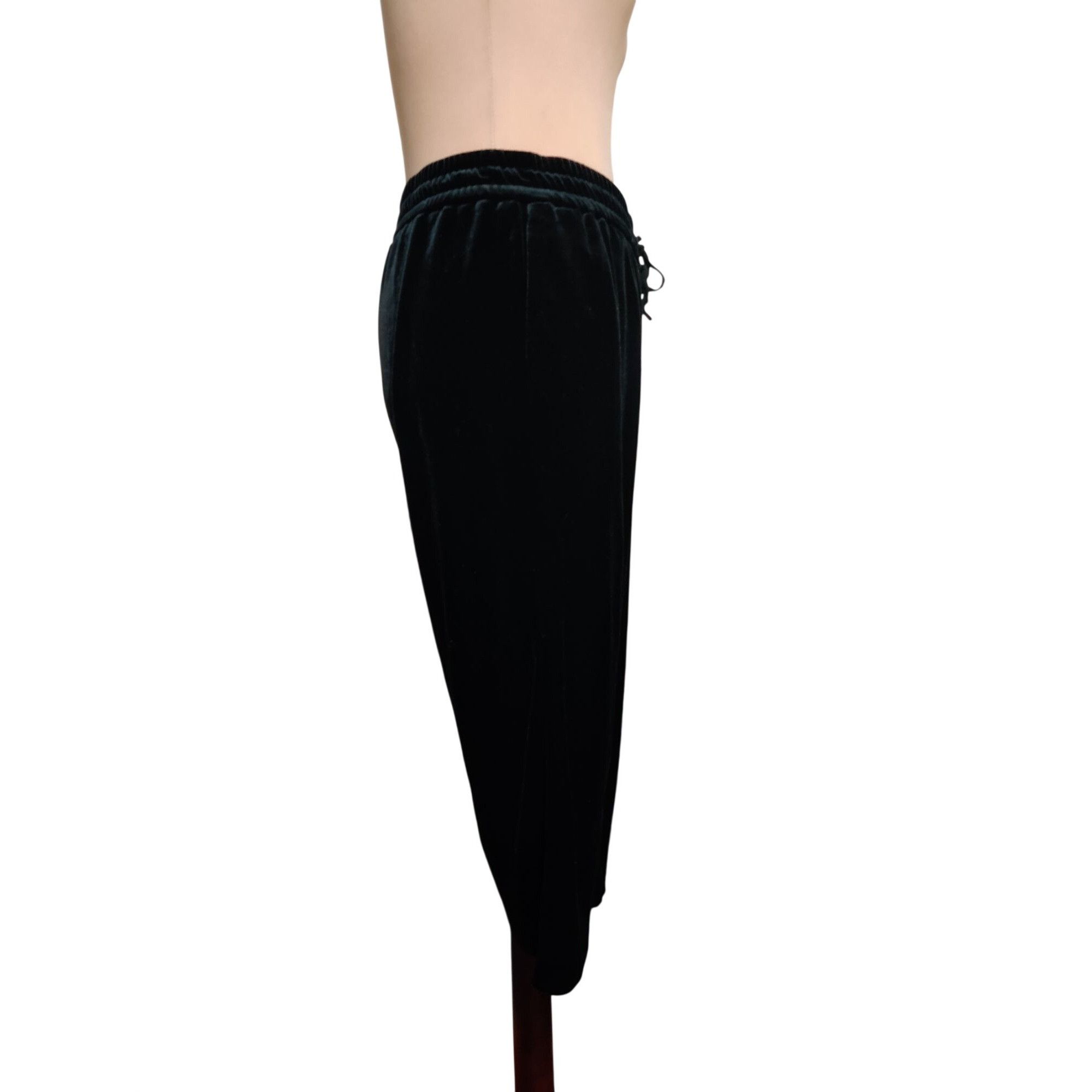 Other Simply Vera Vera Wang L Womens Pants Black Velour Wide Leg C Size 34" / US 12 / IT 48 - 9 Thumbnail