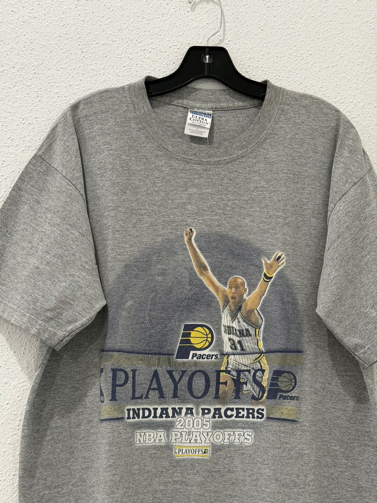 NBA Vintage Y2K Reggie Miller Indiana Pacers NBA 2005 Playoffs Size US L / EU 52-54 / 3 - 2 Thumbnail