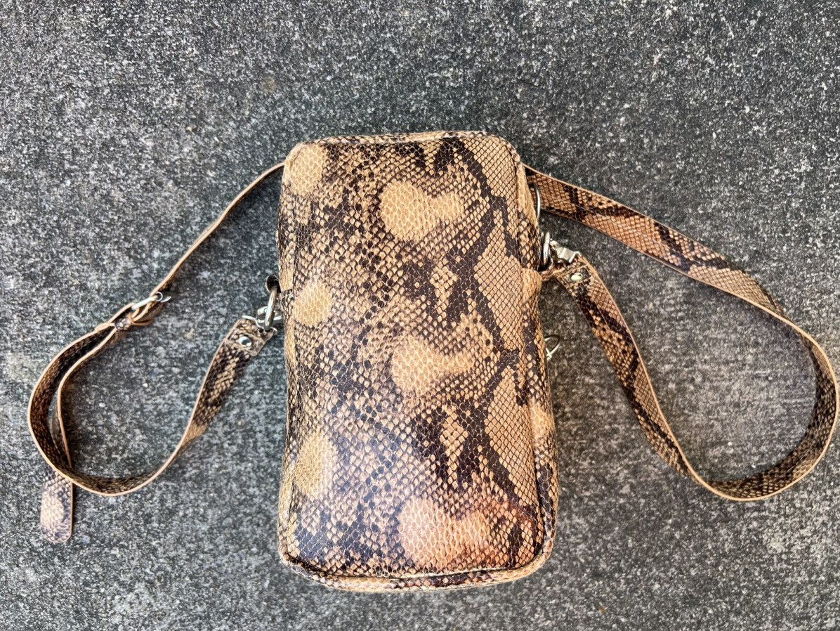 Leather Control Freak Japan Snake Skin Leather Sling Bag Size ONE SIZE - 16 Thumbnail