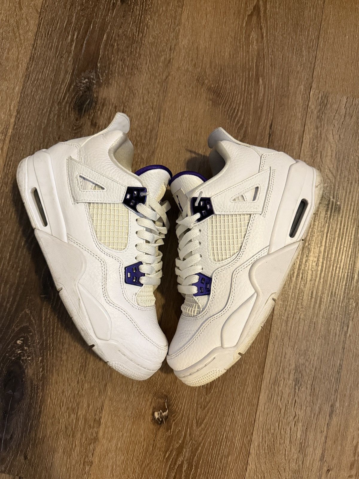 Jordan 4 GS purple metallic