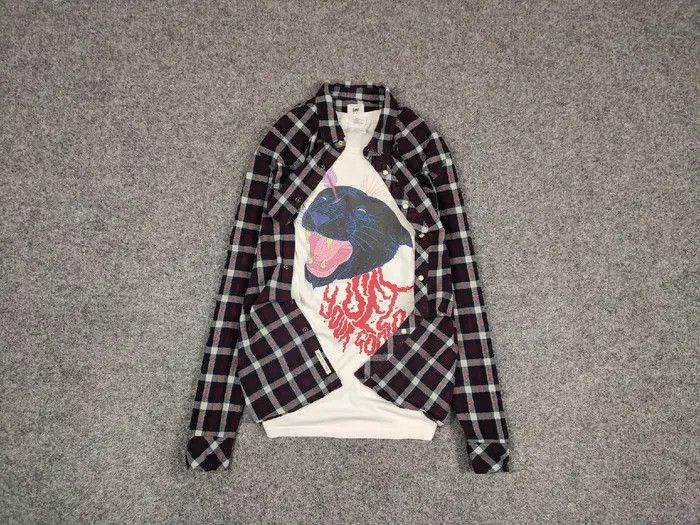 Flannel Vintage Flannel Lee Shirt Checkered Travis Scott Style Size US L / EU 52-54 / 3 - 1 Thumbnail