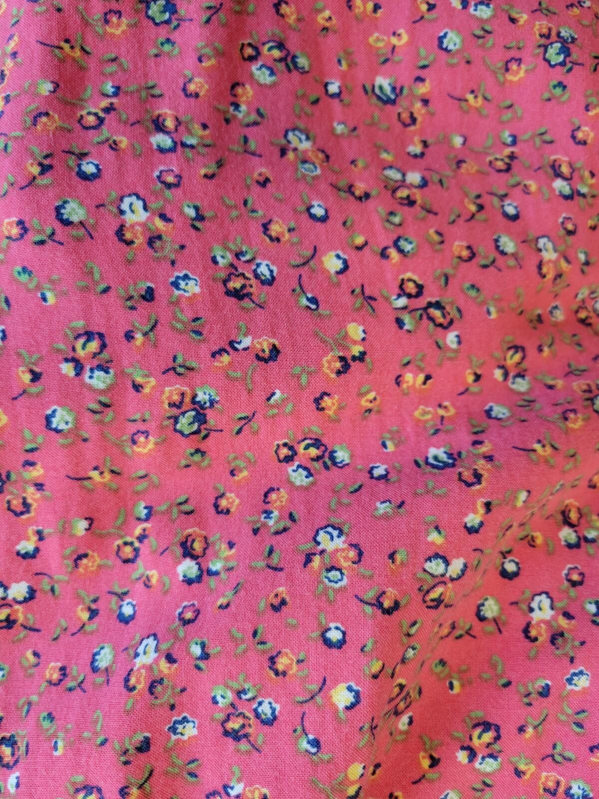 Other Tommy Girl Pink Floral Ruffle Midi Dress Size Large Size L / US 10 / IT 46 - 4 Thumbnail