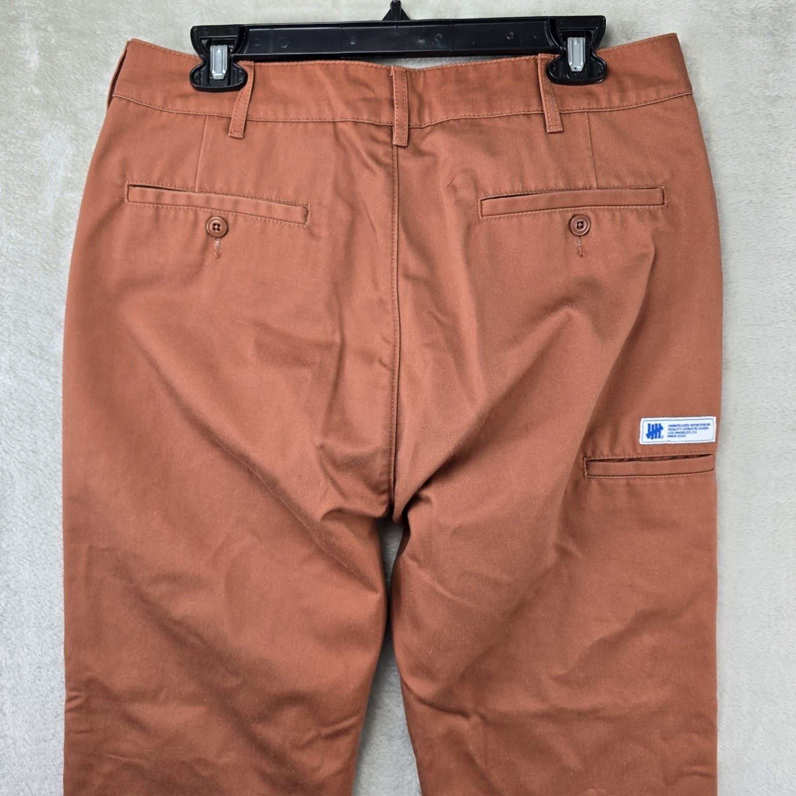 Undefeated Undefeated Pants Mens 32x29 Orange Brown Chino Work Wear Size US 32 / EU 48 - 11 Thumbnail