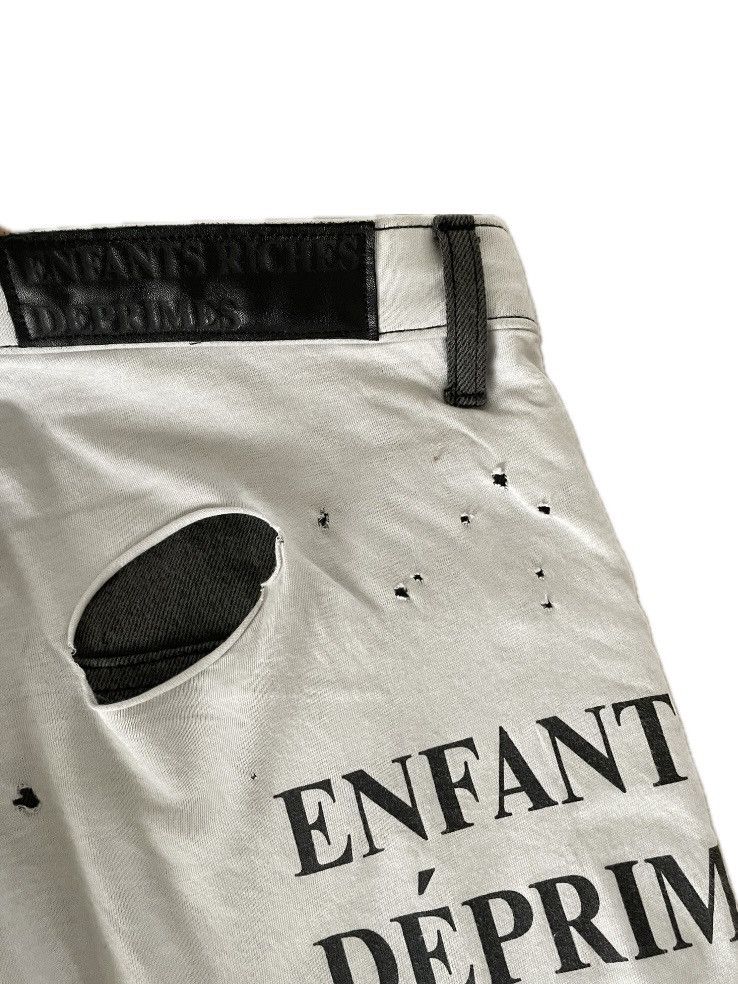 Enfants Riches Deprimes Black & White Logo T-shirt Jeans Size US 32 / EU 48 - 5 Thumbnail