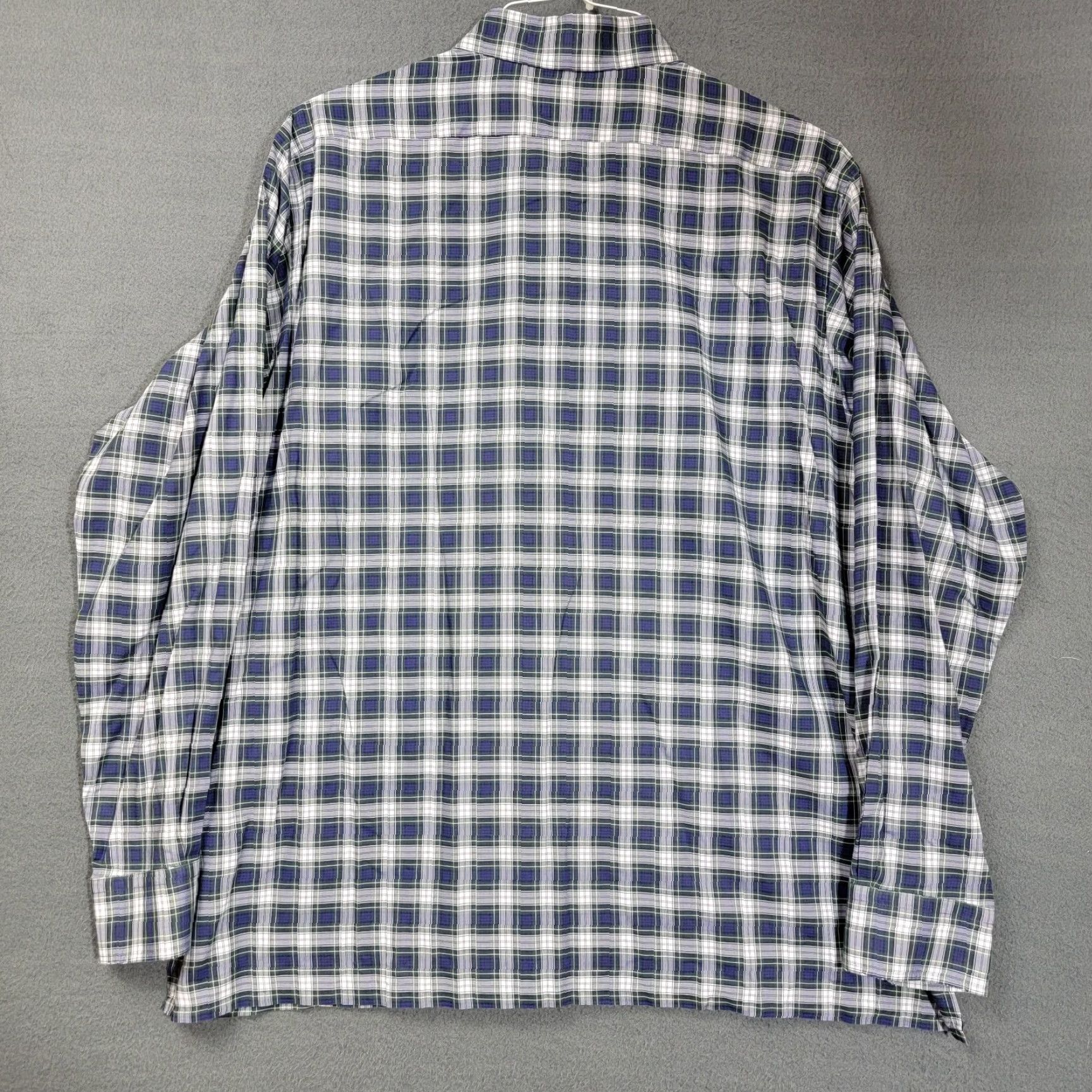 Hamilton Hamilton Shirt Mens XXXL Plaid Button Down Long Sleeve check casual Size US XXL / EU 58 / 5 - 4 Thumbnail