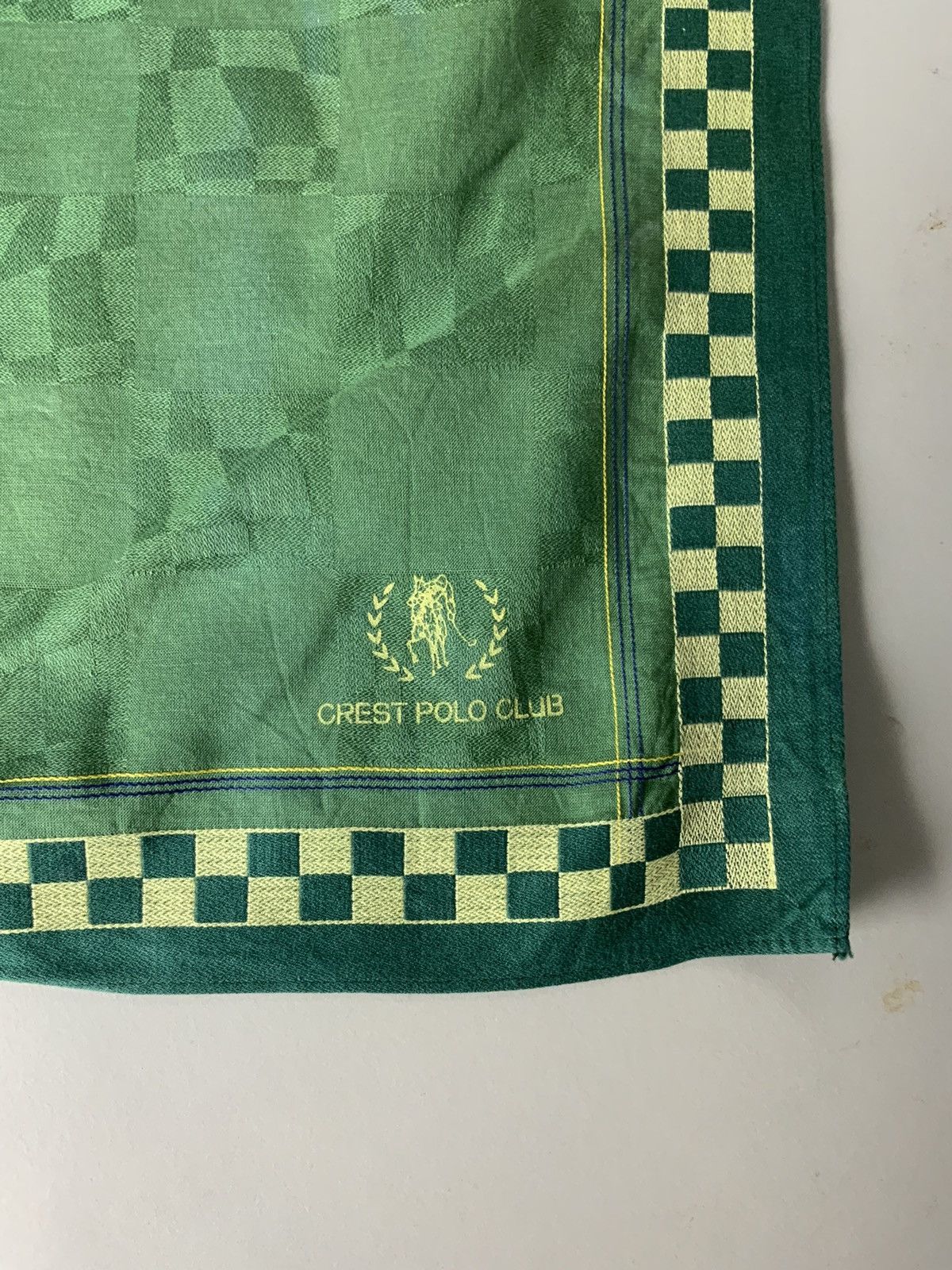 Beverly Hills Polo Club Vintage Crest Polo Club Green Bandana Handkerchiefs Size ONE SIZE - 10 Thumbnail