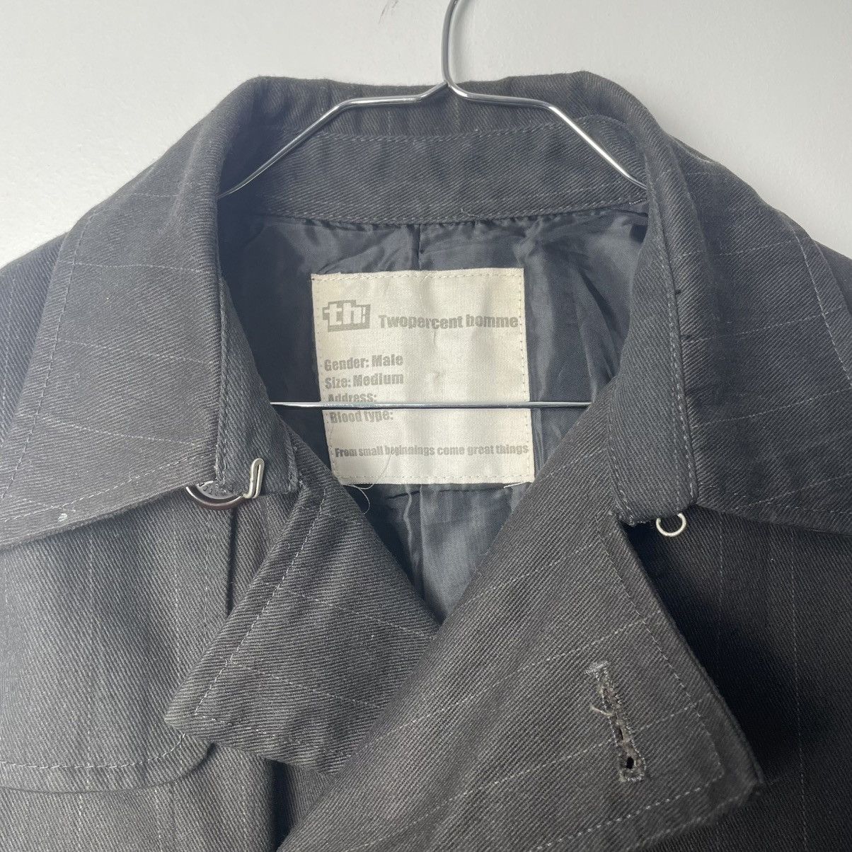 Vintage TPH Pinstripe Double Breasted Coat Size US S / EU 44-46 / 1 - 3 Thumbnail