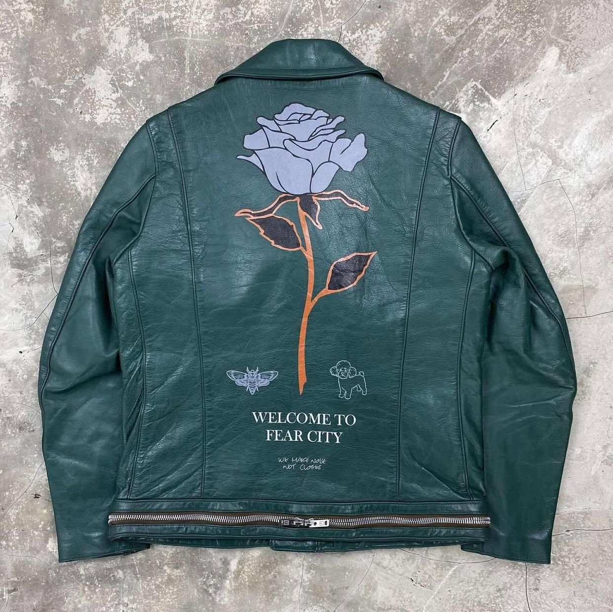 Undercover Thom Yorke Rider Leather Jacket AW13 Anatomicouture