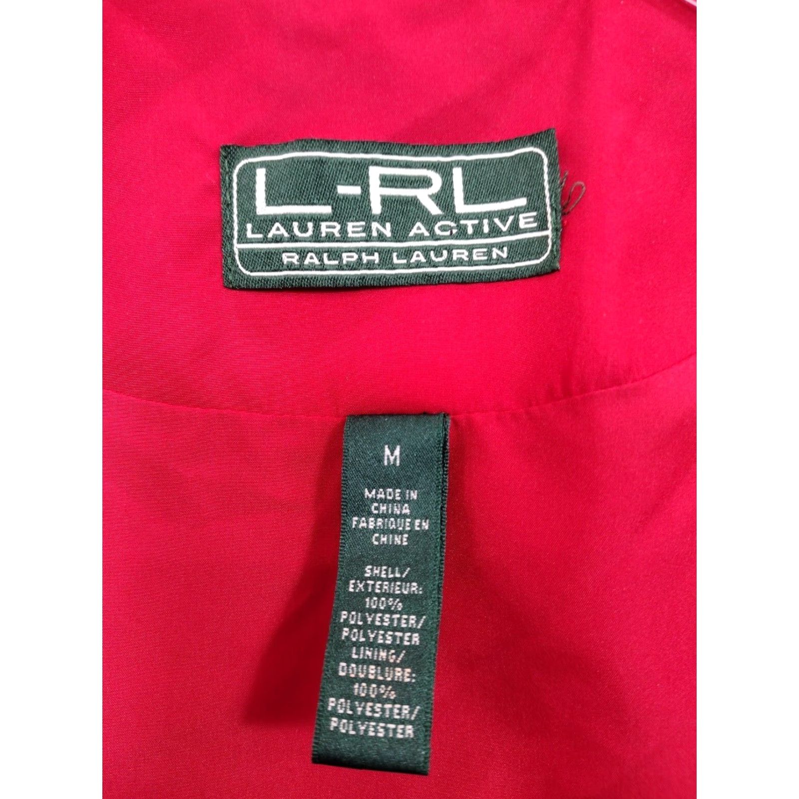 Ralph Lauren Ralph Lauren Active Coat Womens Medium Red Long Sleeve Front Snap Coat Size M / US 6-8 / IT 42-44 - 4 Thumbnail