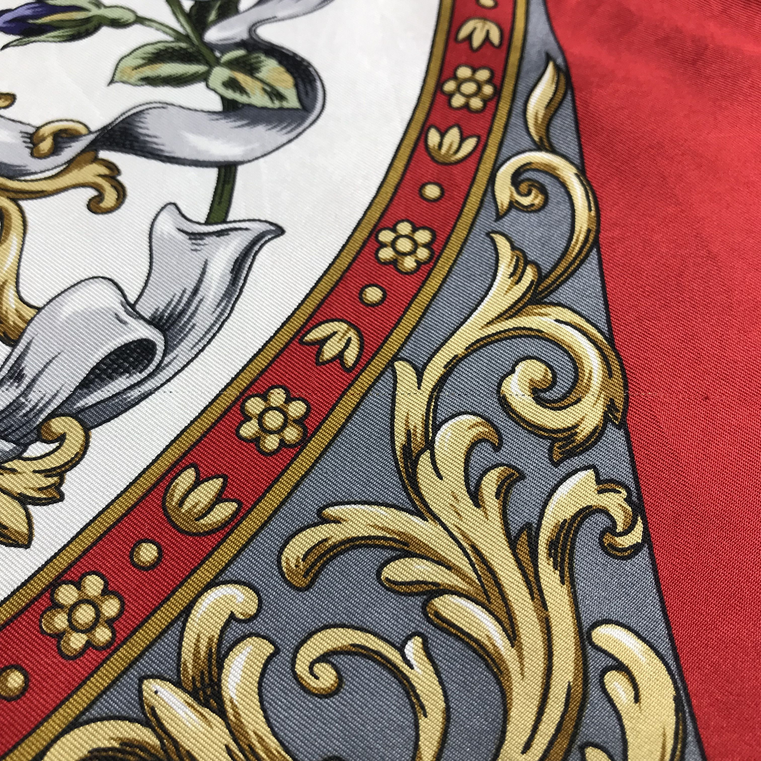 Japanese Brand Luxury Design Silk Scarf M245 Size ONE SIZE - 6 Thumbnail