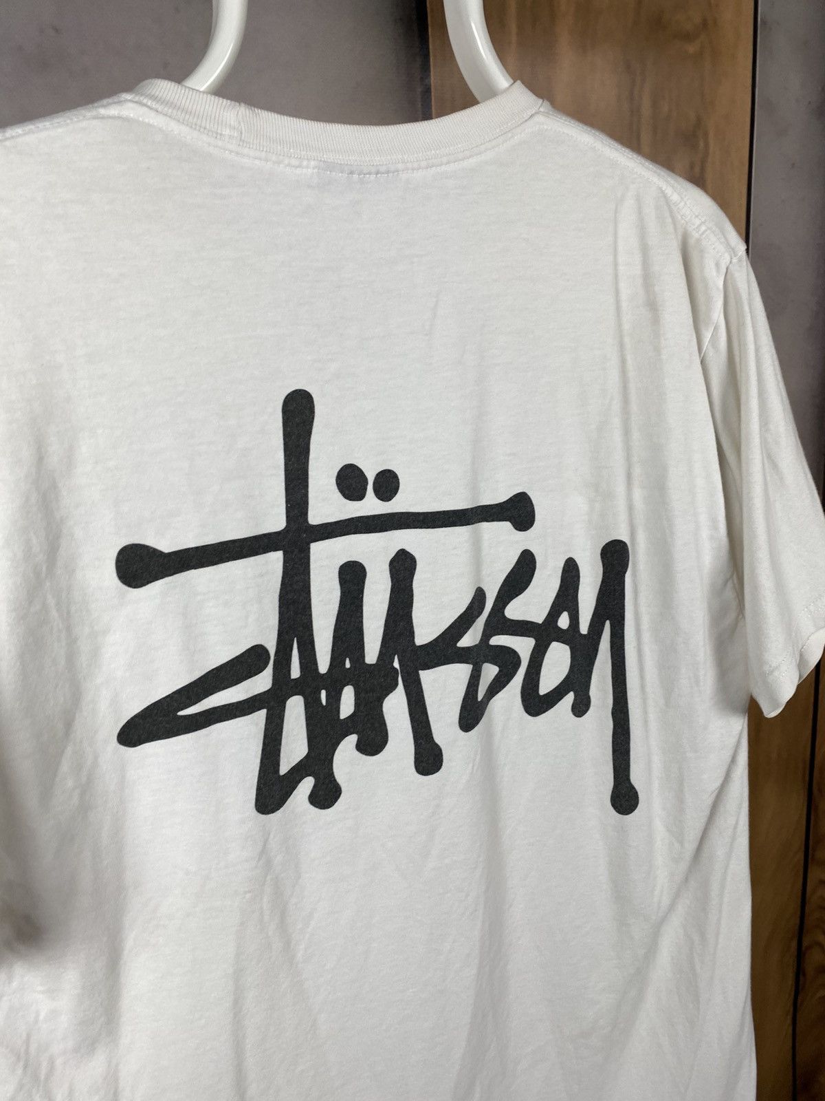 Stussy 🌊T-Shirt Stussy Big Logo Faded Tee🌊 Size US M / EU 48-50 / 2 - 3 Thumbnail