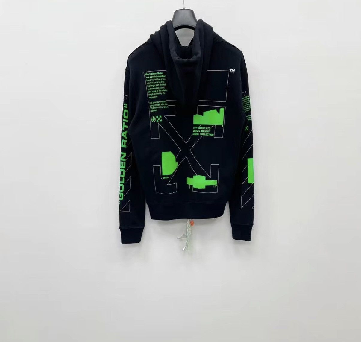 Off-White OFF-WHITE 100% Cotton Hooded Sweatshirt J30 Size US M / EU 48-50 / 2 - 2 Thumbnail