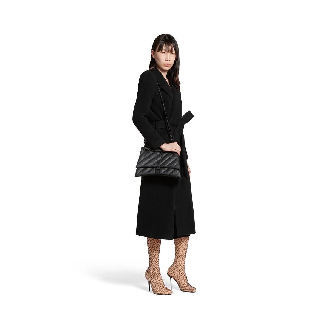 Balenciaga o1srvl11e0825 Size: OS / Crush Medium Chain Bag Quilted Size ONE SIZE - 2 Thumbnail