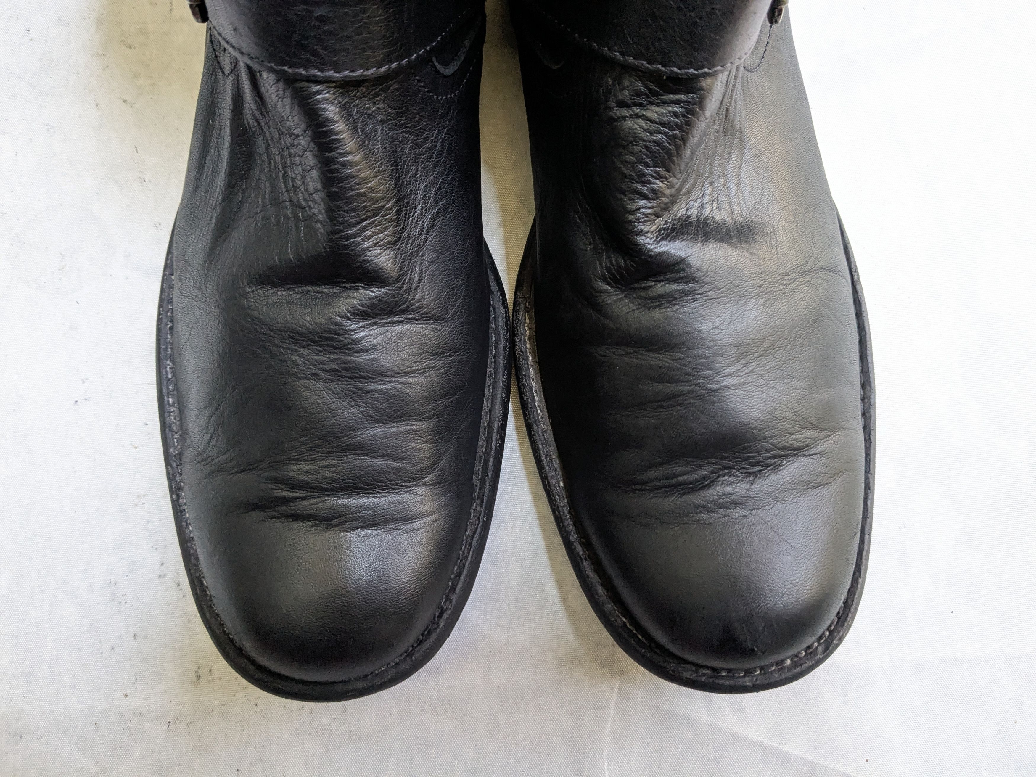 Frye Frye Engineer Boots Black Leather 9.5 Motorcycle Biker Size US 9.5 / EU 42-43 - 5 Thumbnail
