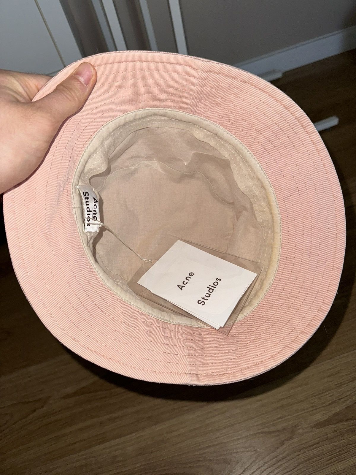 Acne Studios Acne Studios pink bucket hat with A avant garde vintage Size ONE SIZE - 6 Thumbnail