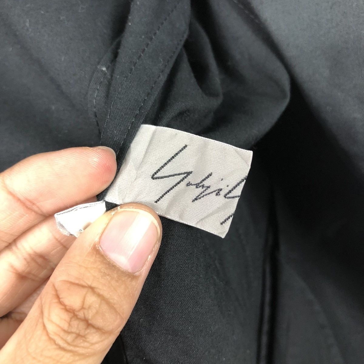 Yohji Yamamoto 🔥CROPPED COATS JACKET YOHJI YAMAMOTO RICH BLACK Size XS / US 0-2 / IT 36-38 - 19 Thumbnail