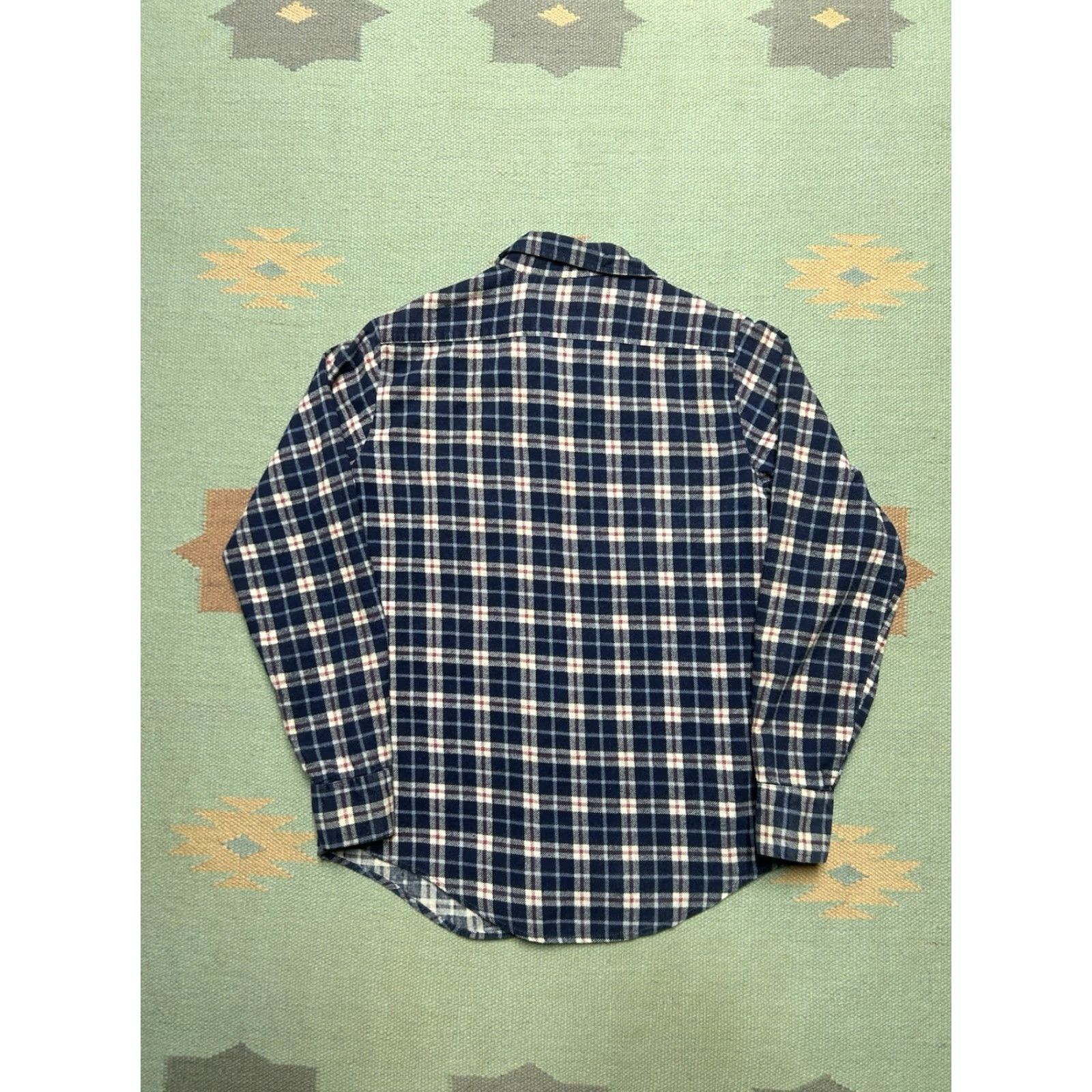 Vintage VINTAGE 70s printed flannel shirt brushed cotton JCPenney plaid Boys size 18 Size US XXL / EU 58 / 5 - 5 Thumbnail