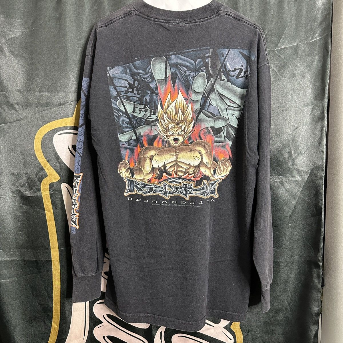 Vintage Vintage VTG Y2K Dragon Ball Z Long Sleeve Shirt Black Goku Size US L / EU 52-54 / 3 - 5 Thumbnail