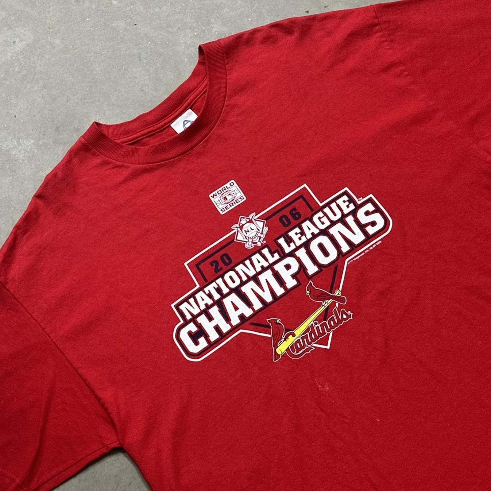 MLB Y2K MLB Cardinals 2006 National League Champs Graphic Tee Size US XL / EU 56 / 4 - 3 Thumbnail