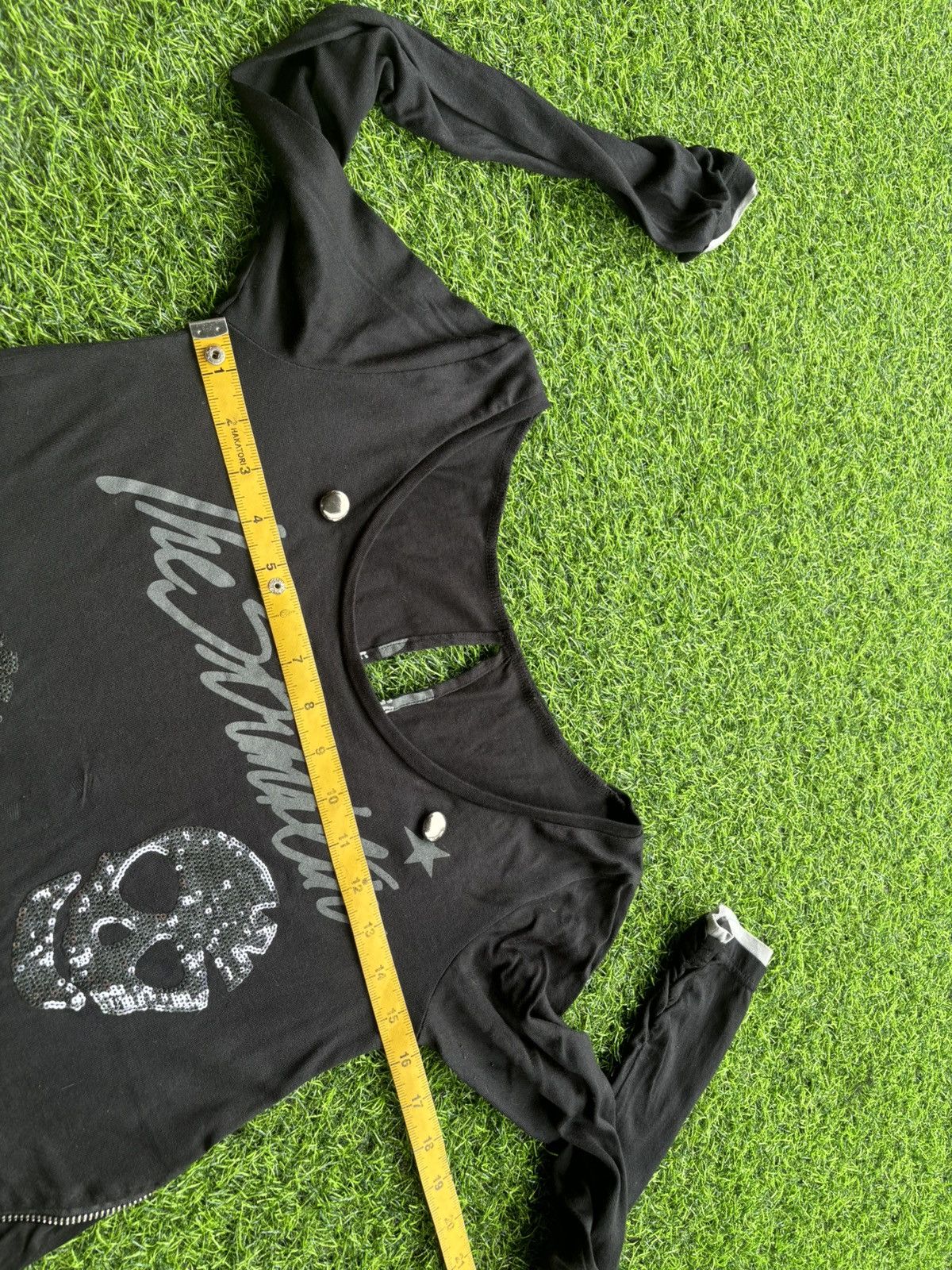 If Six Was Nine Y2k Maison Gilfy Skull Ifsixwasnine Punk Style Longsleeve Size M / US 6-8 / IT 42-44 - 11 Thumbnail