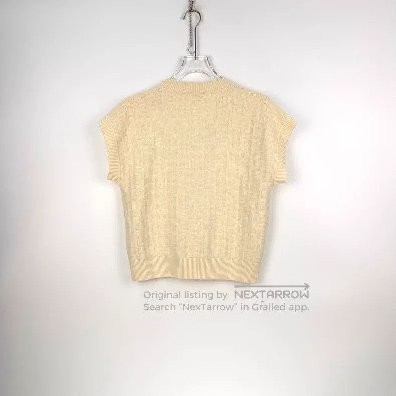 Hermes Hermes Milk white H logo wool vest Size XS / US 0-2 / IT 36-38 - 4 Thumbnail