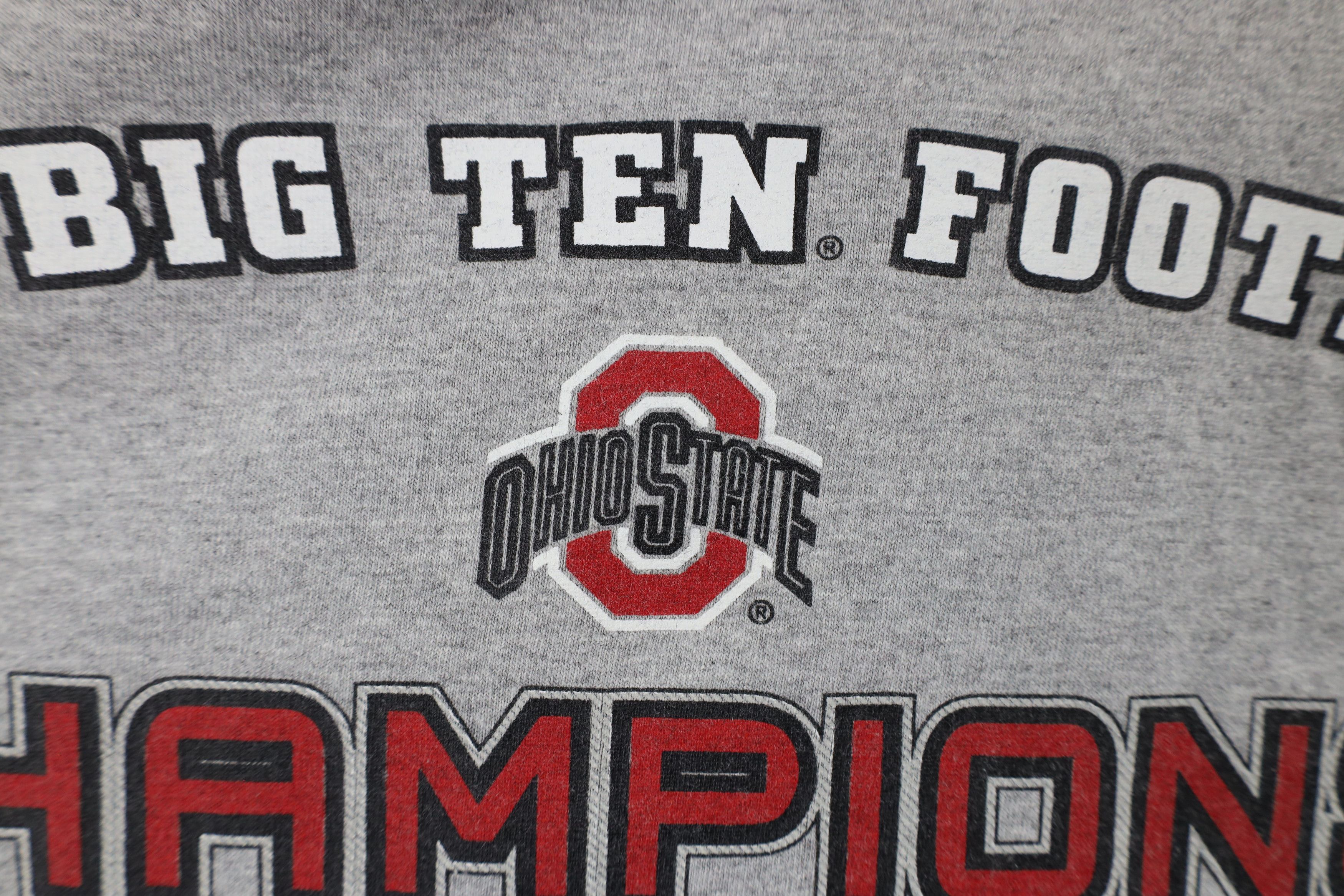 Vintage Vintage Y2K 2002 Ohio State University Football T-Shirt Gray Size US XL / EU 56 / 4 - 5 Thumbnail