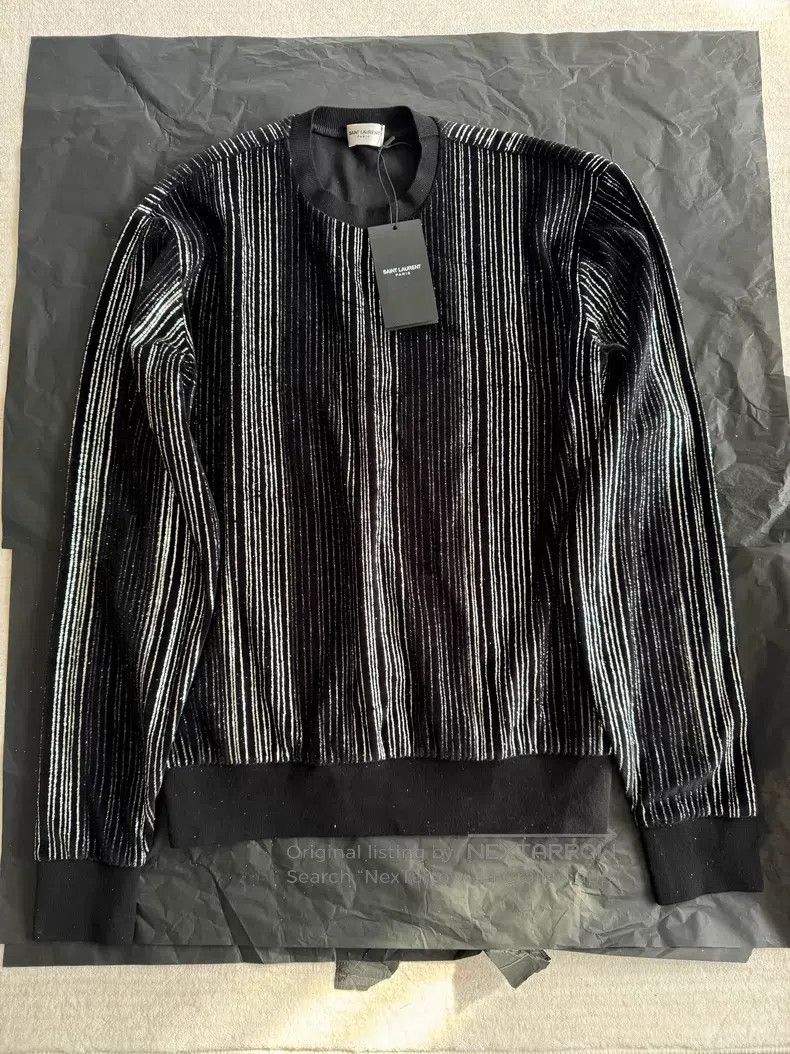 Saint Laurent Paris Saint Laurent Paris Men's Glitter Hoodie i Size US S / EU 44-46 / 1 - 1 Thumbnail