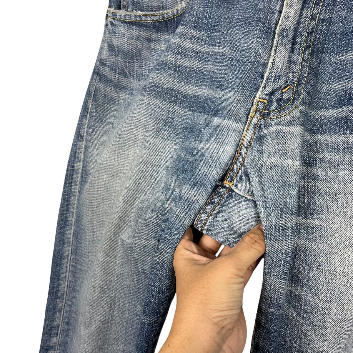 Levi's Vintage Y2k Levis Distressed Denim Jeans Size US 32 / EU 48 - 13 Thumbnail