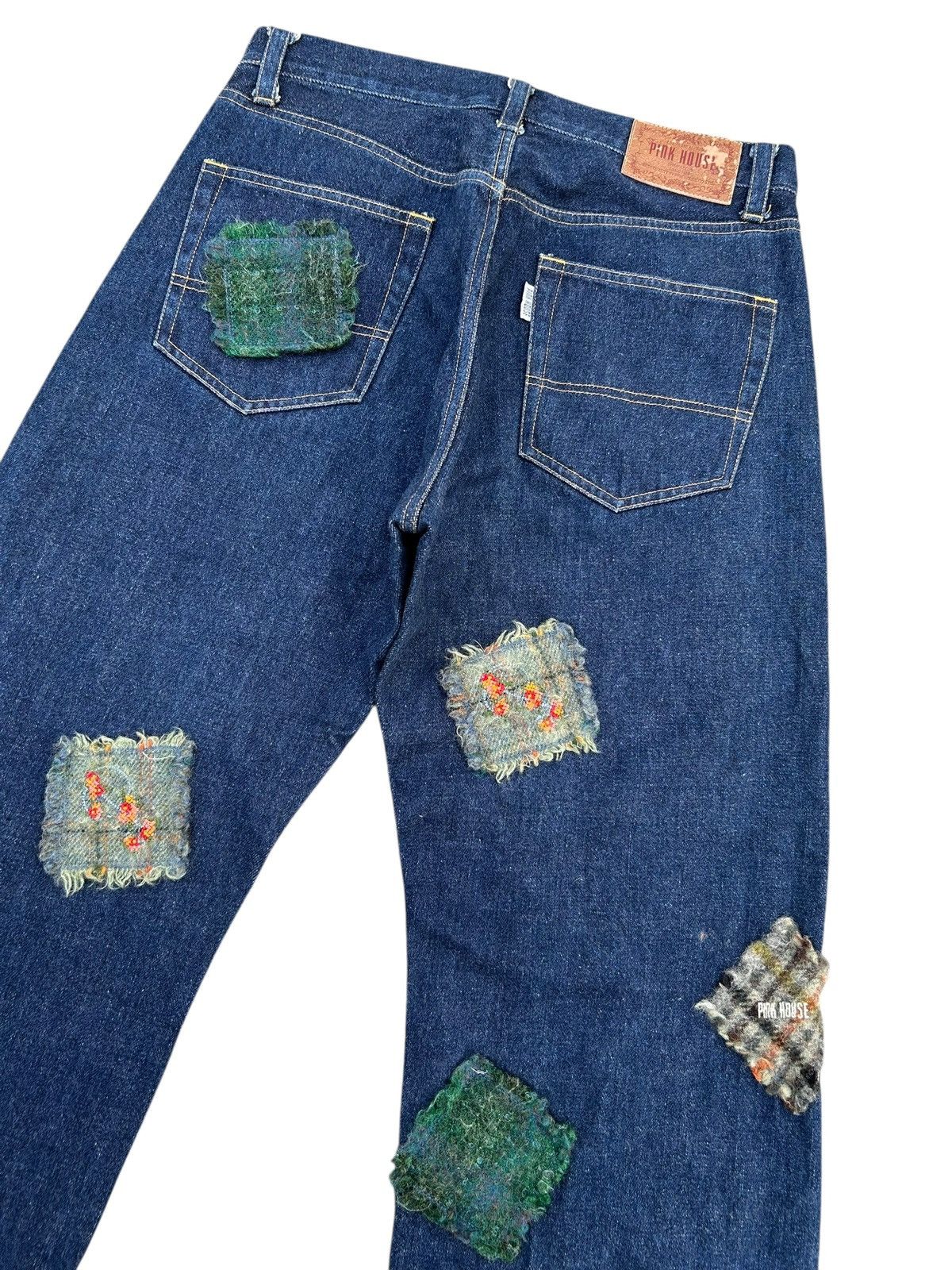 Kapital Japanese Brand Pink House Selvedge Denim Jeans Size US 30 / EU 46 - 7 Thumbnail