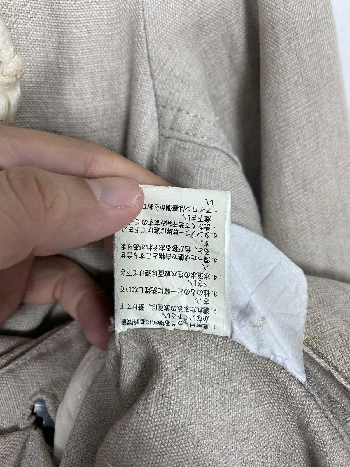 Japanese Brand Rare ‼️ Ylts Cotton Linen Spring Mods Coat Size S / US 4 / IT 40 - 7 Thumbnail