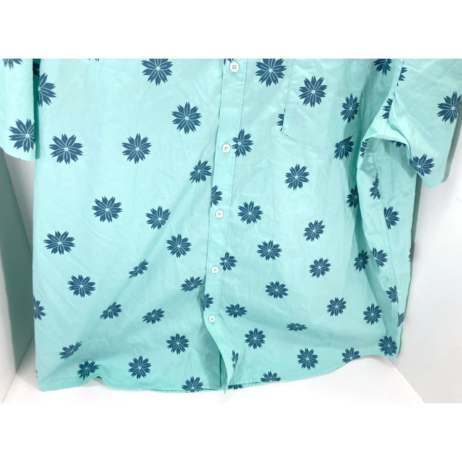 Hurley Hurley Patio Cabana Shirt Men 2XL Green Floral Button Short Sleeve Casual NWT Size US XXL / EU 58 / 5 - 3 Thumbnail
