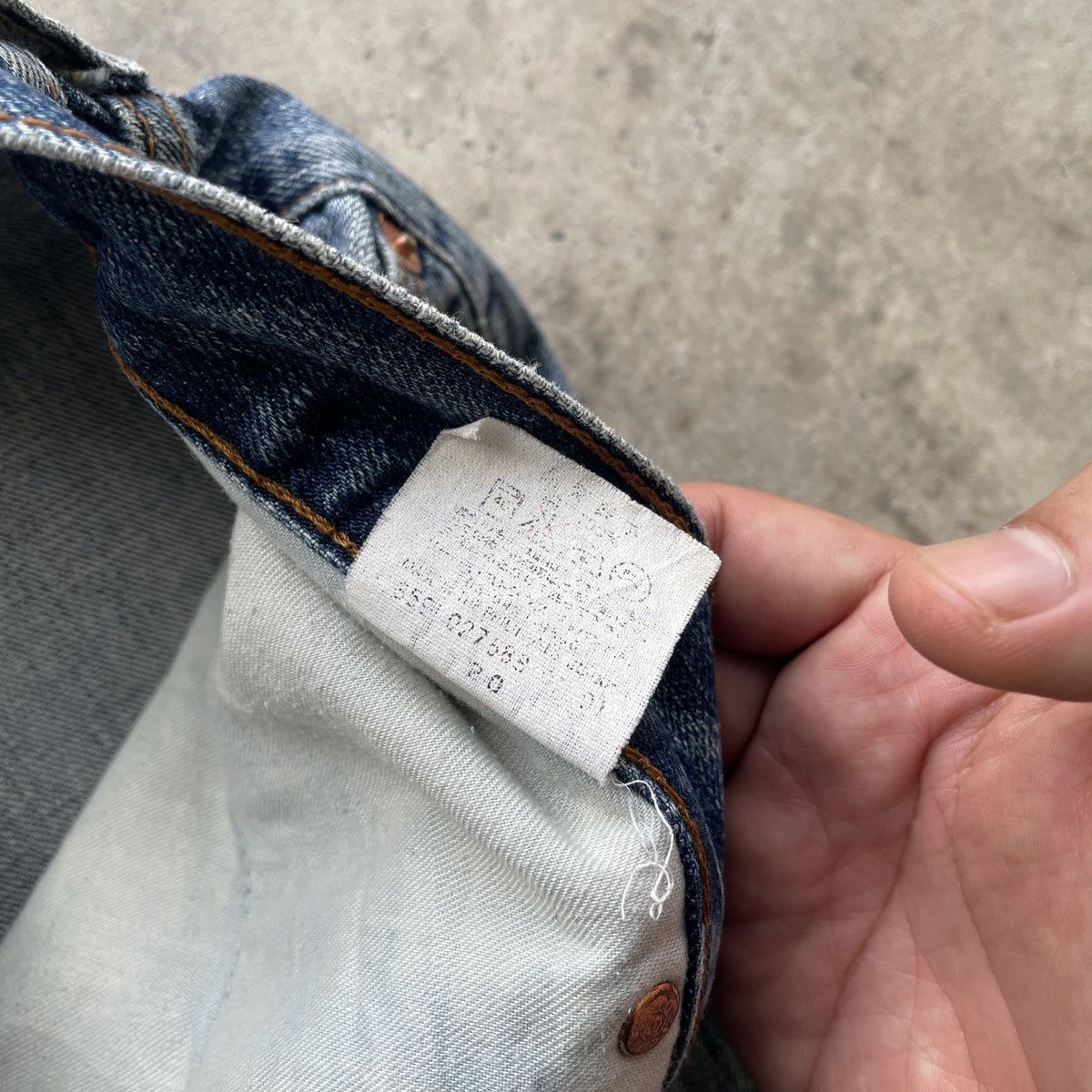 Jean × Levi's W33💥 Vintage Levi’s 502 Distressed Jeans Faded Denim Pants Size US 33 - 10 Thumbnail